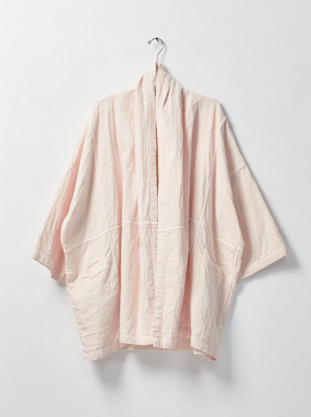 Haori Coat in Double Layer Gauze - Buff sold by Atelier Delphine