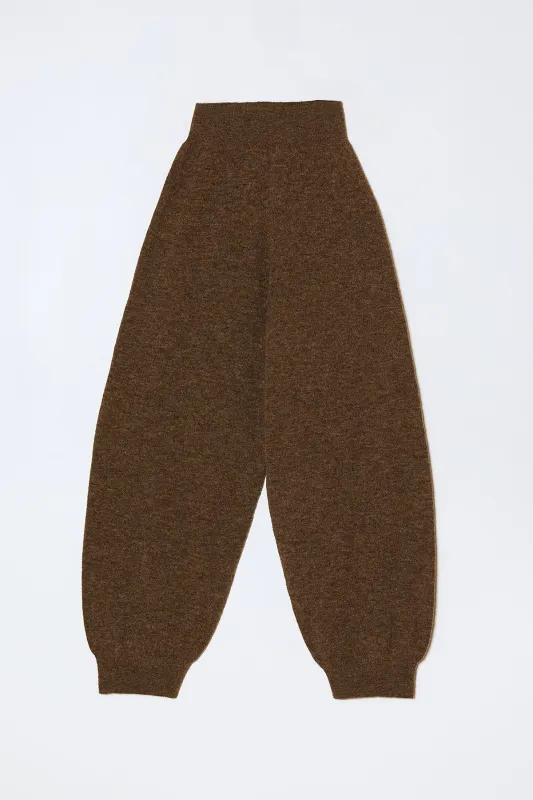 Taylor Pant in High Gauge Alpaca - Mocha made by Atelier Delphine