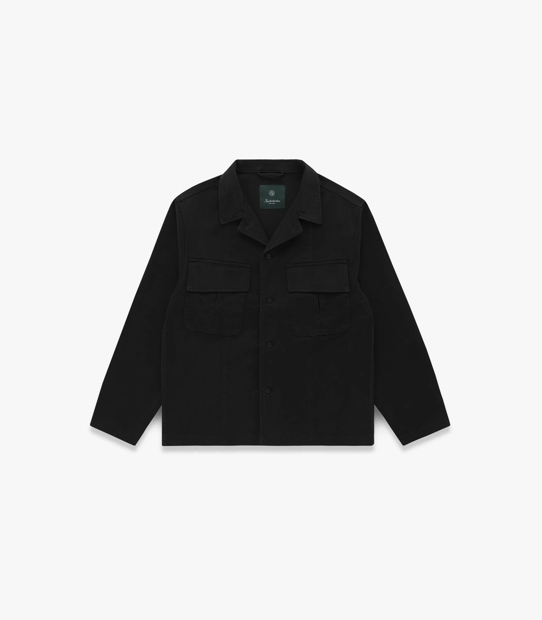 Jungle Brushed Twill Cotton Overshirt sold by Knickerbocker
