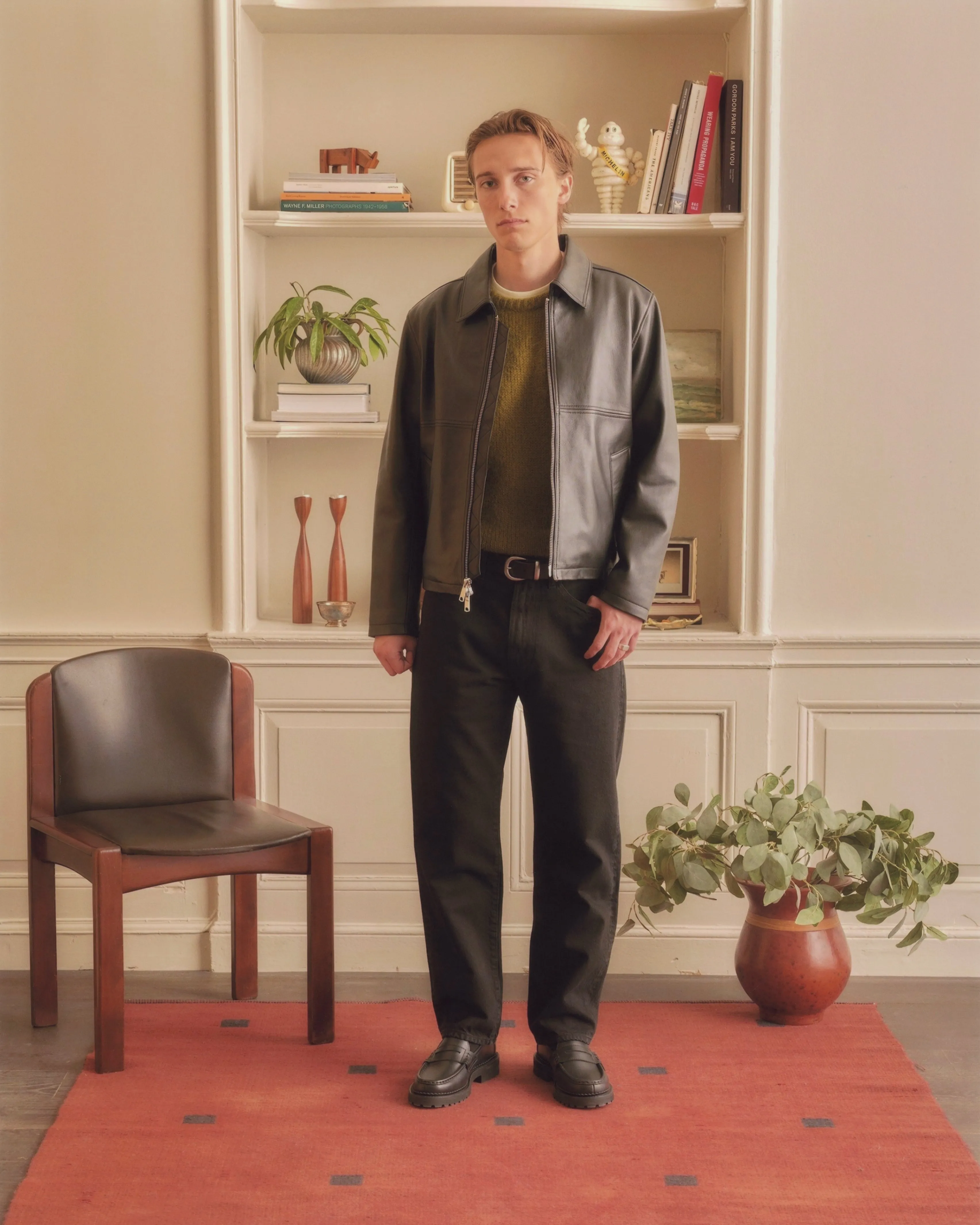 Benson Leather Jacket sold by Knickerbocker product image thumbnail 4