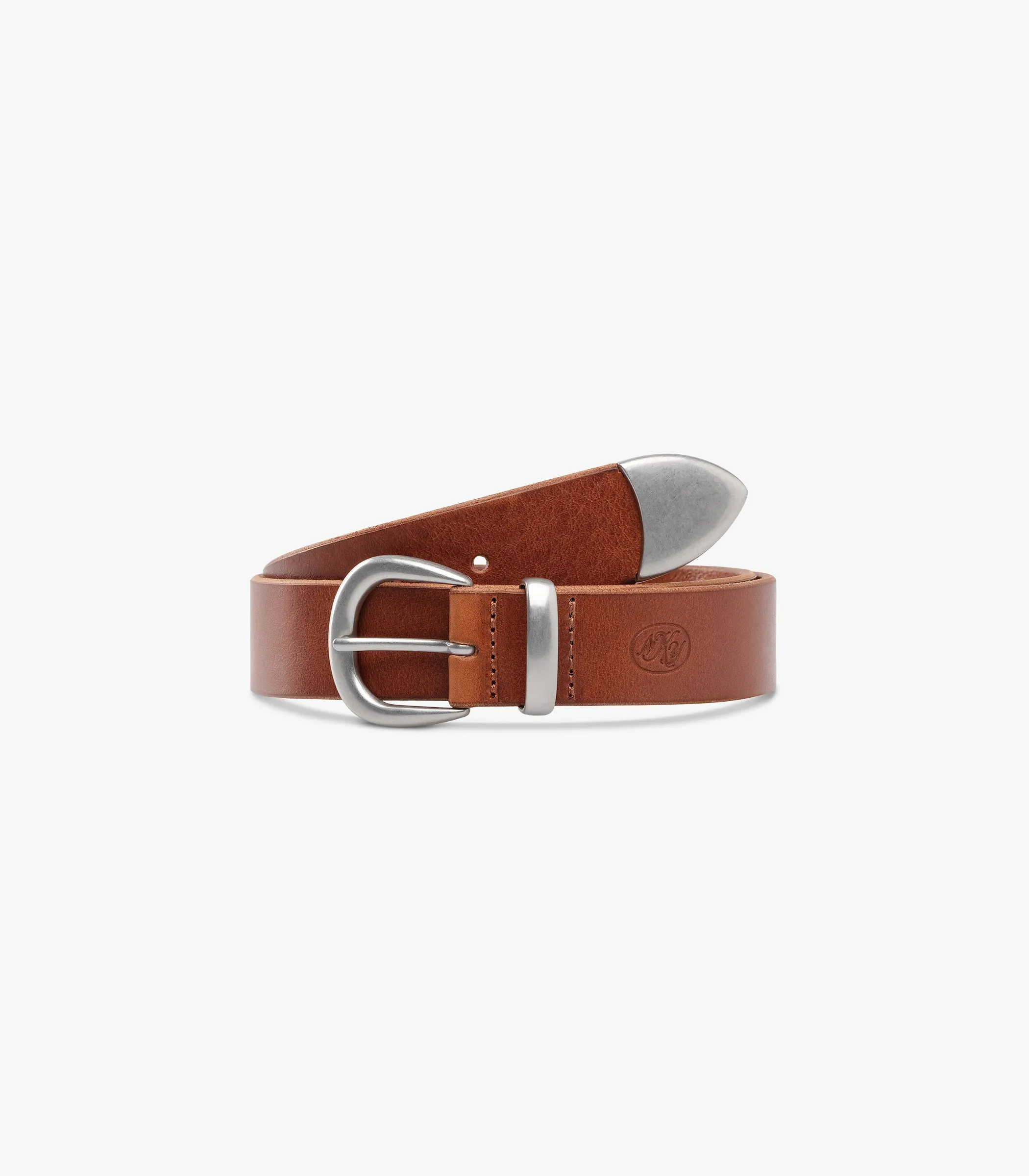 Western Bridle Leather Belt sold by Knickerbocker product image thumbnail 3