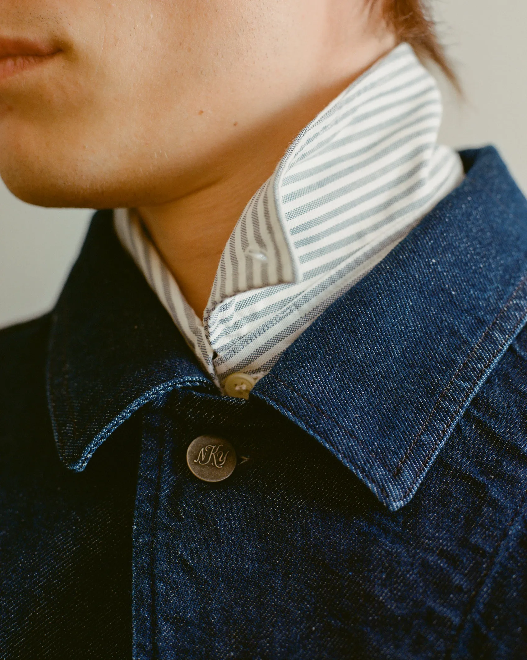 Factory Denim Chore Coat sold by Knickerbocker product image thumbnail 3