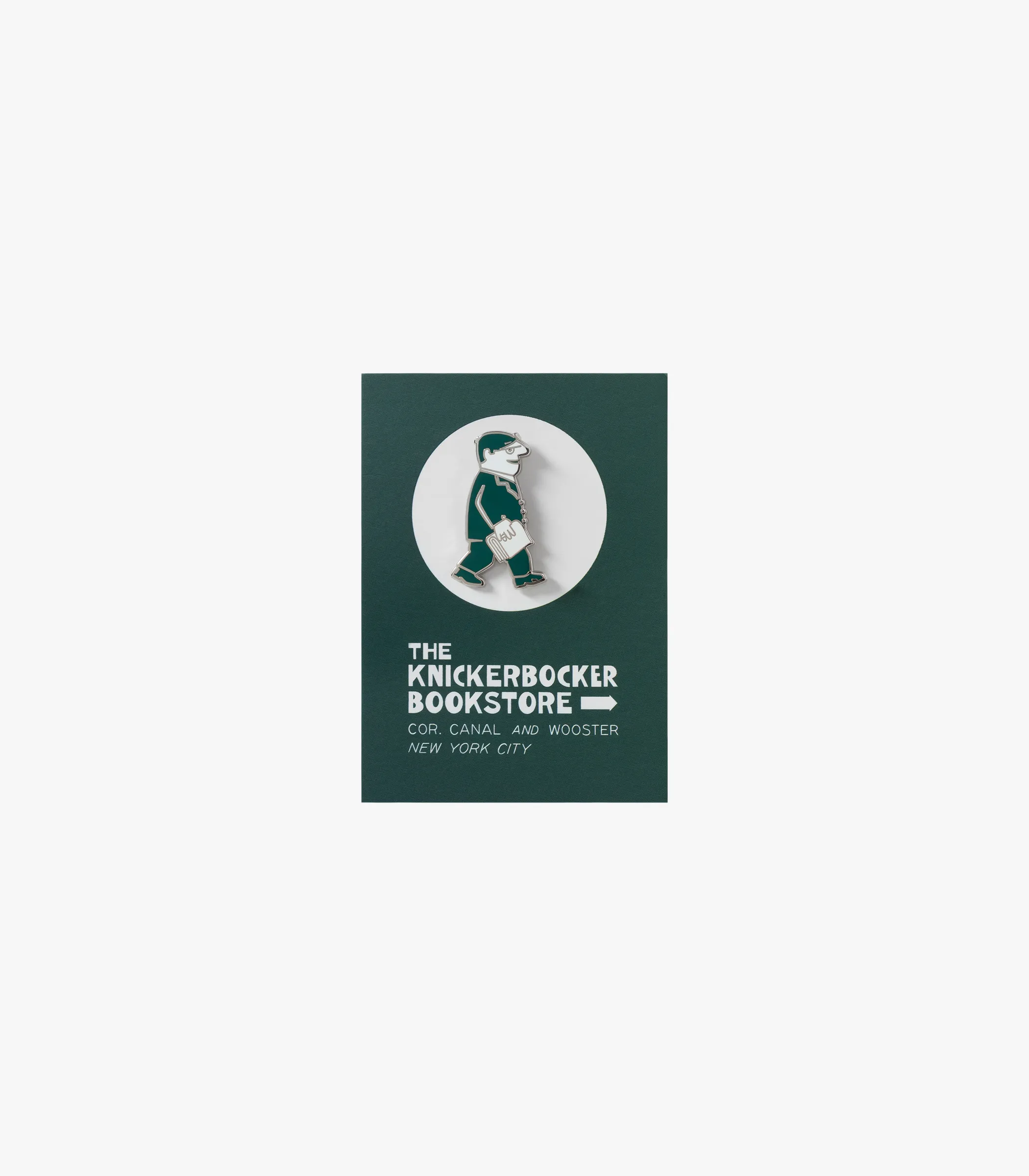 The Bookstore Pin Green sold by Knickerbocker product image thumbnail 2
