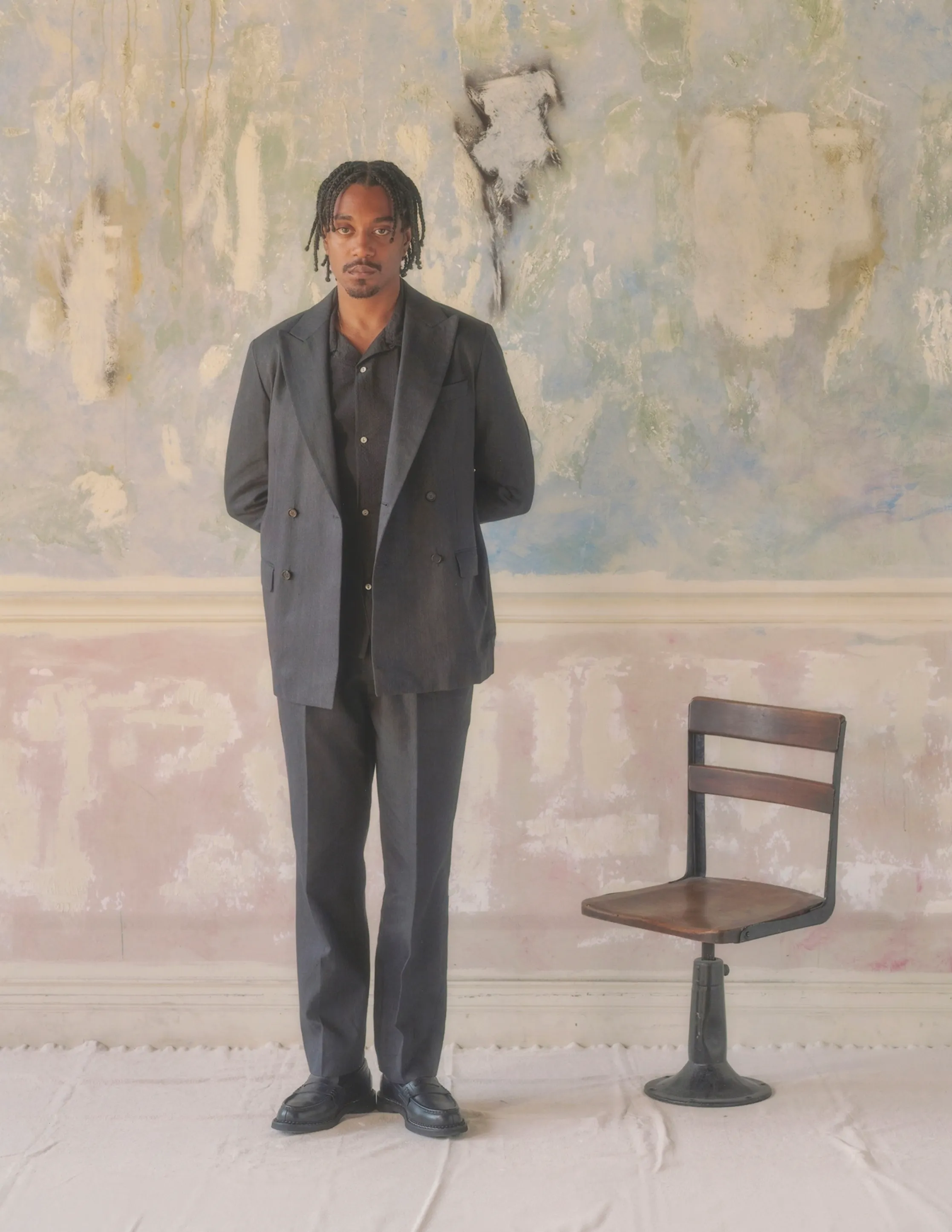 Miles Cotton & Linen Suit Trouser sold by Knickerbocker product image thumbnail 4