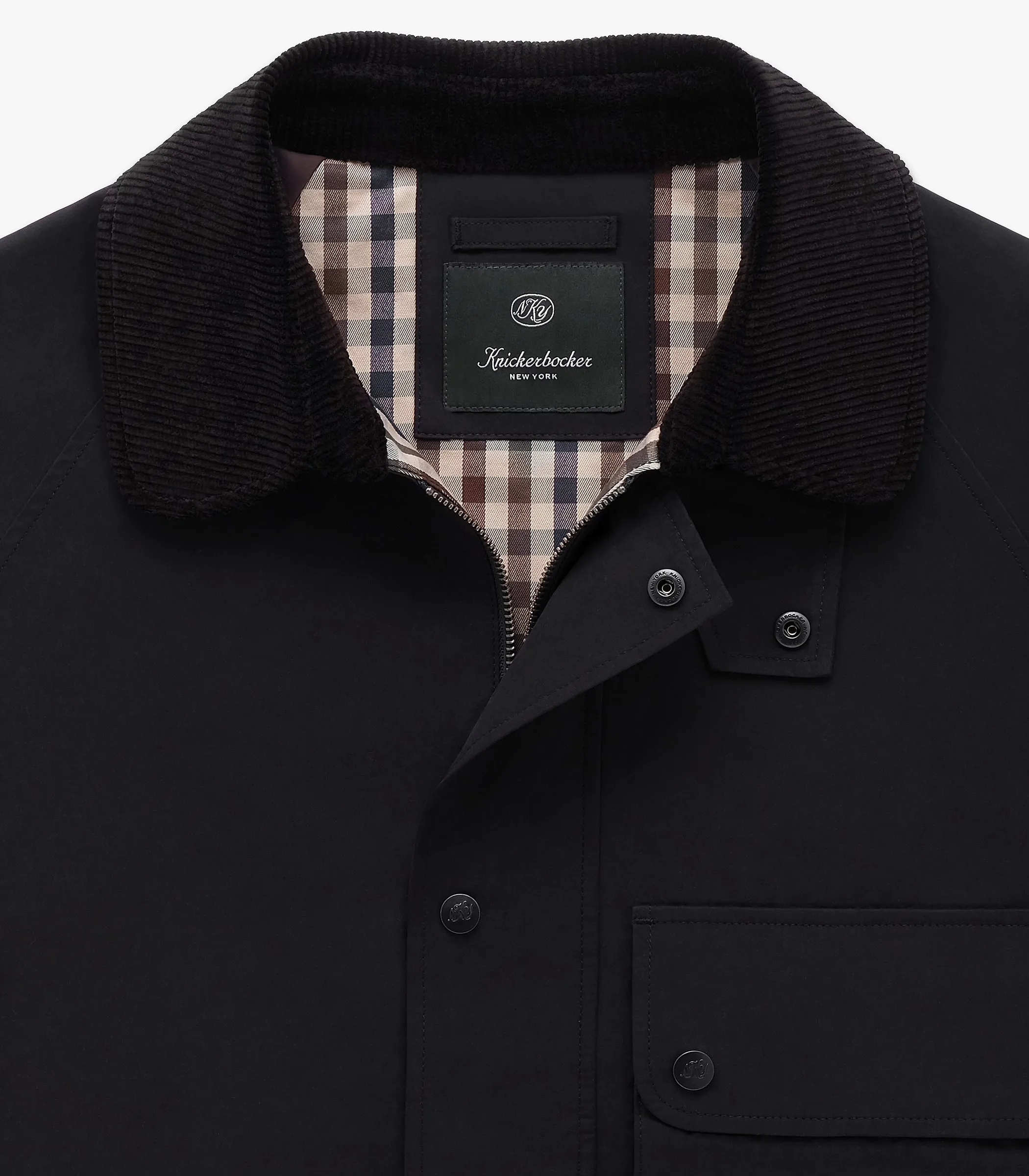 Bay Waxed Cotton & Nylon Jacket sold by Knickerbocker product image thumbnail 3