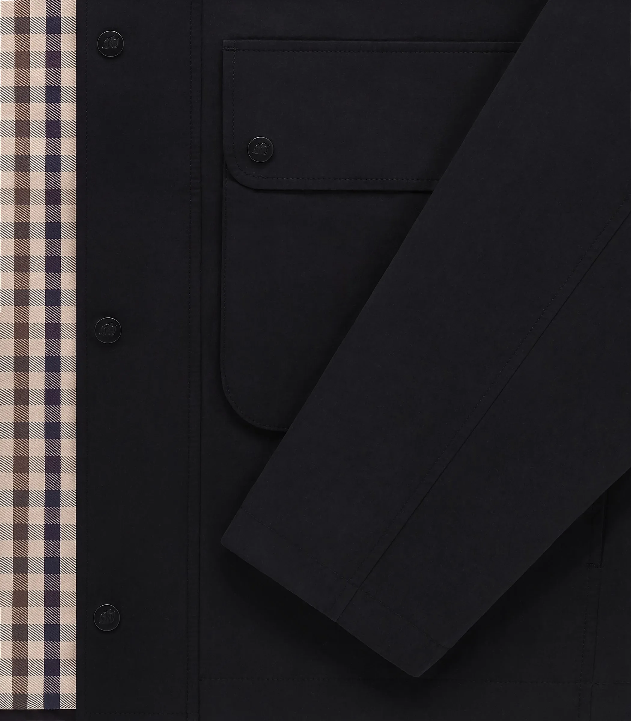 Bay Waxed Cotton & Nylon Jacket sold by Knickerbocker product image thumbnail 5