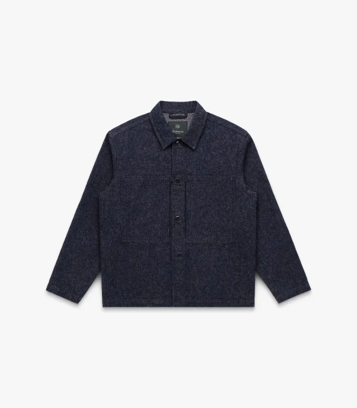 Mafra Denim Cotton & Linen Overshirt made by Knickerbocker