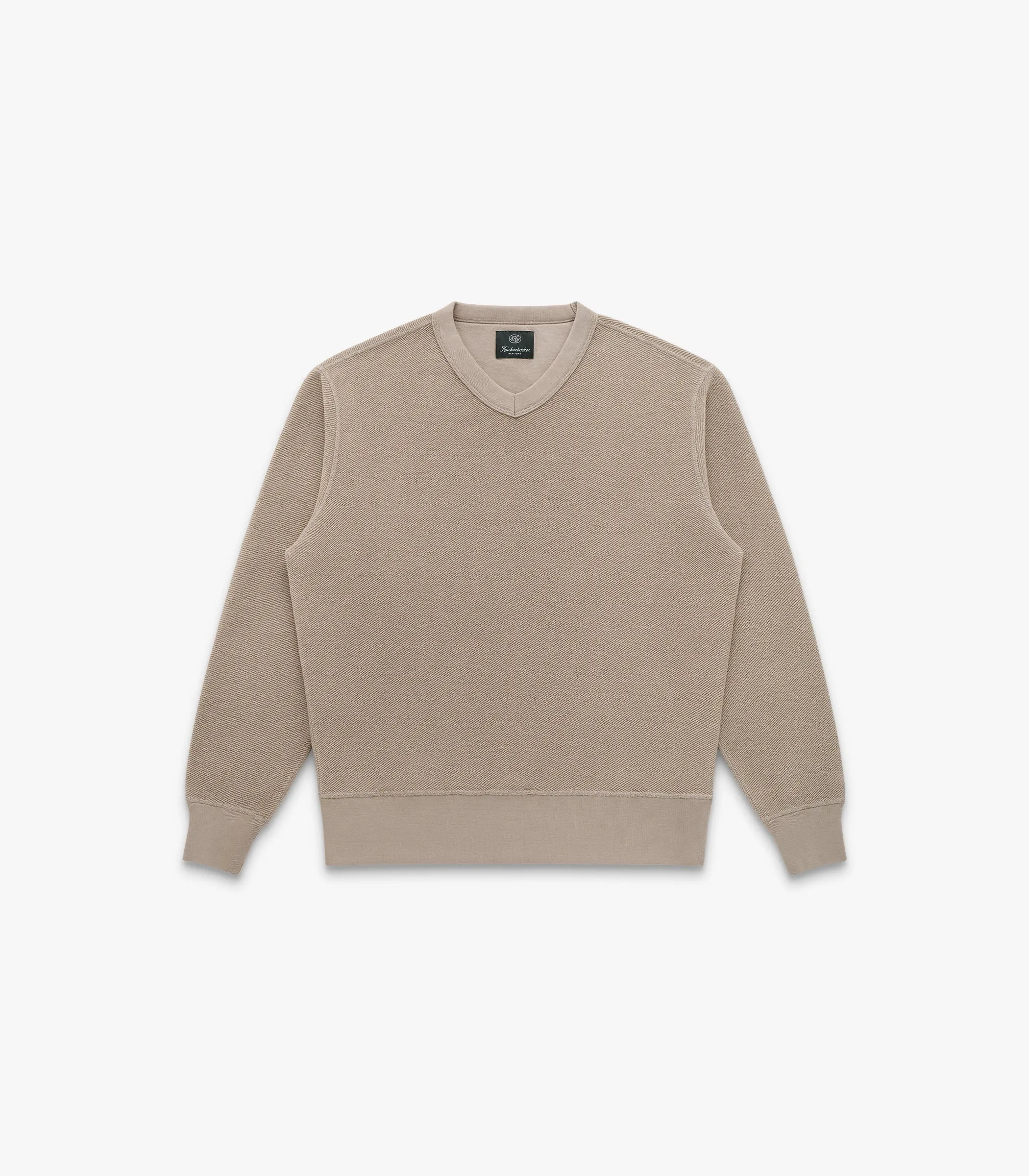 V Twill Knit Crew sold by Knickerbocker product image thumbnail 3