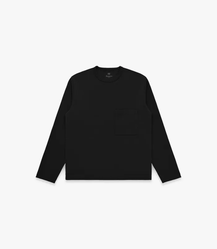 Draft Double Knit Jersey LS T-Shirt made by Knickerbocker