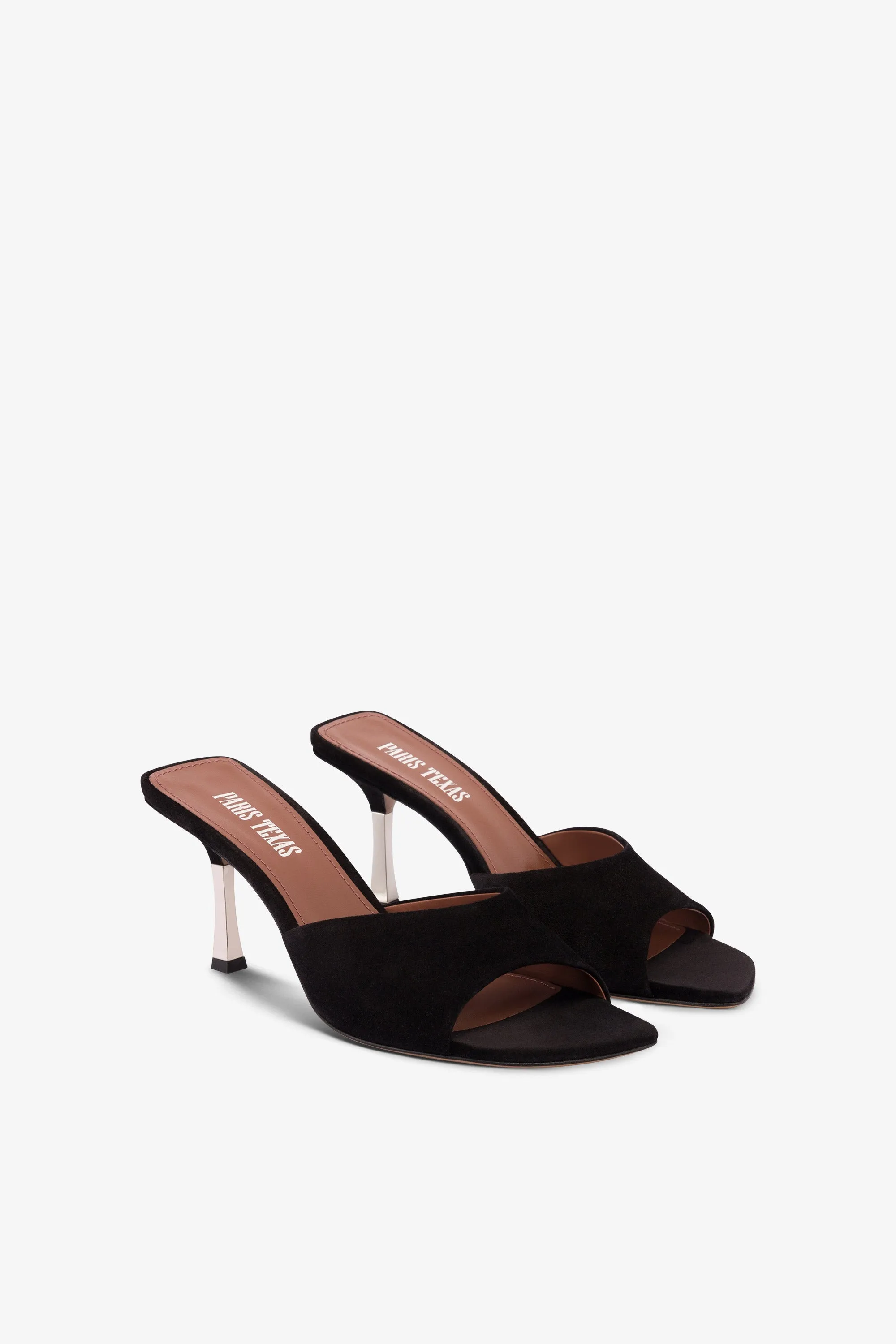 Mules in black suede leather sold by Paris Texas product image thumbnail 2