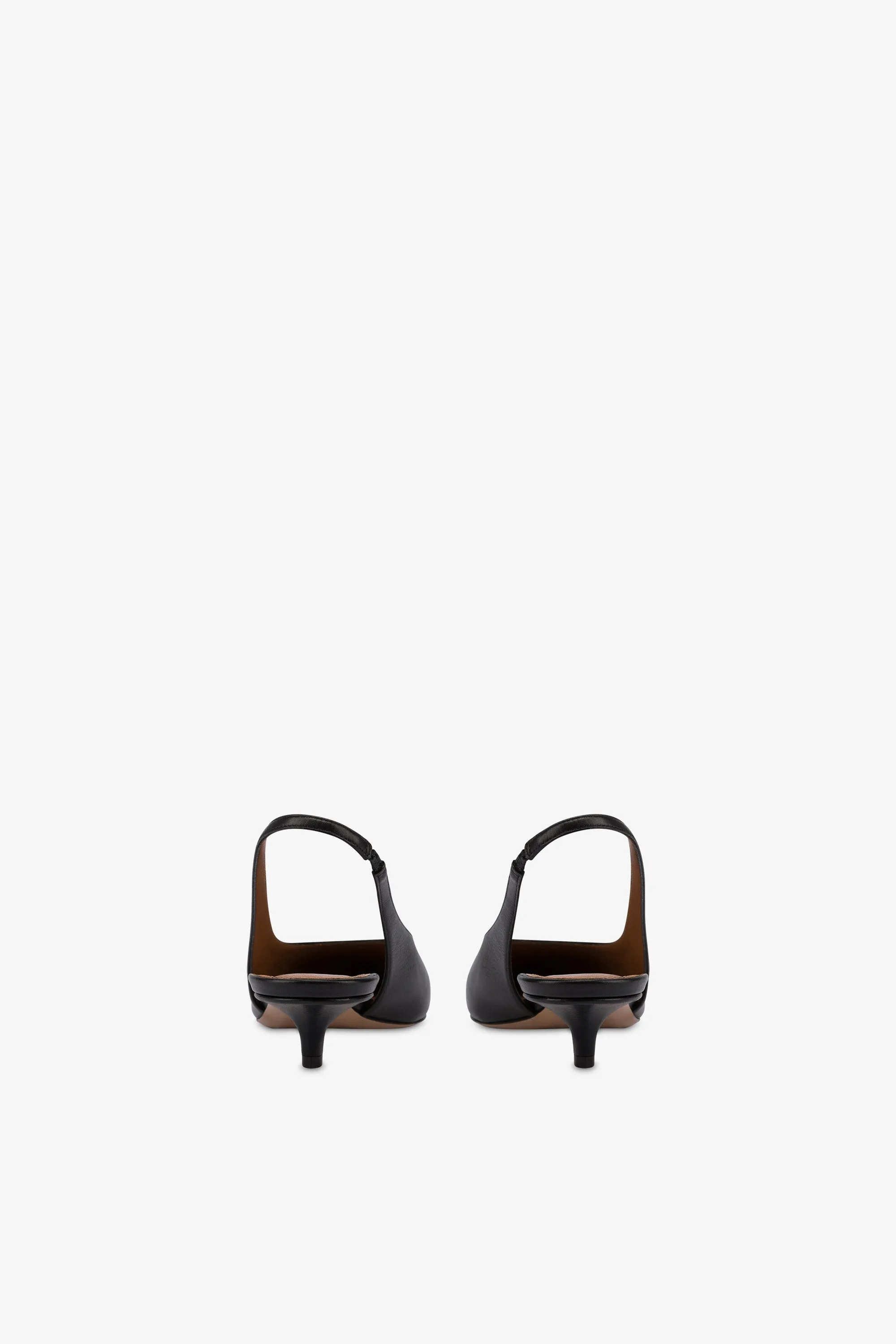 Slingbacks in black leather sold by Paris Texas product image thumbnail 4