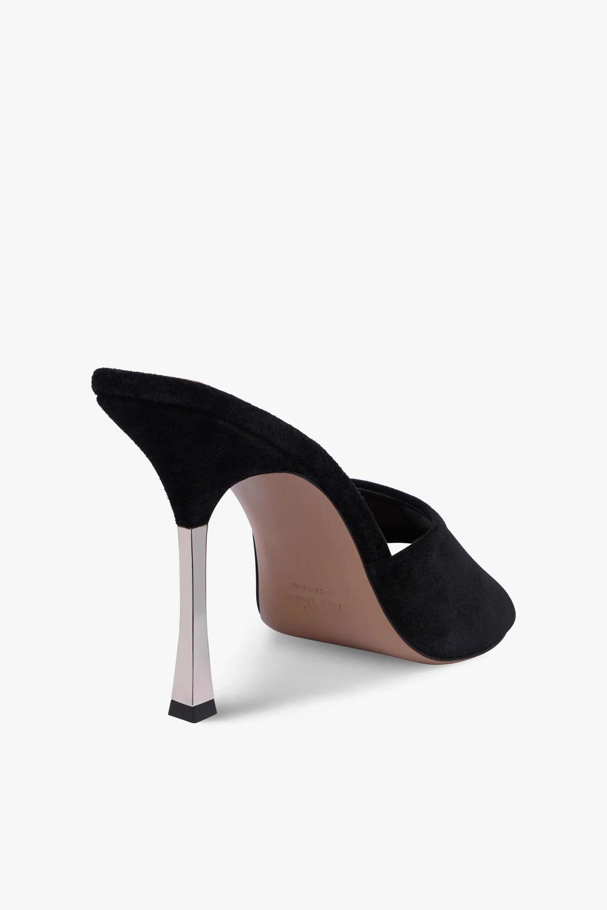 Mules in black suede leather sold by Paris Texas product image thumbnail 5