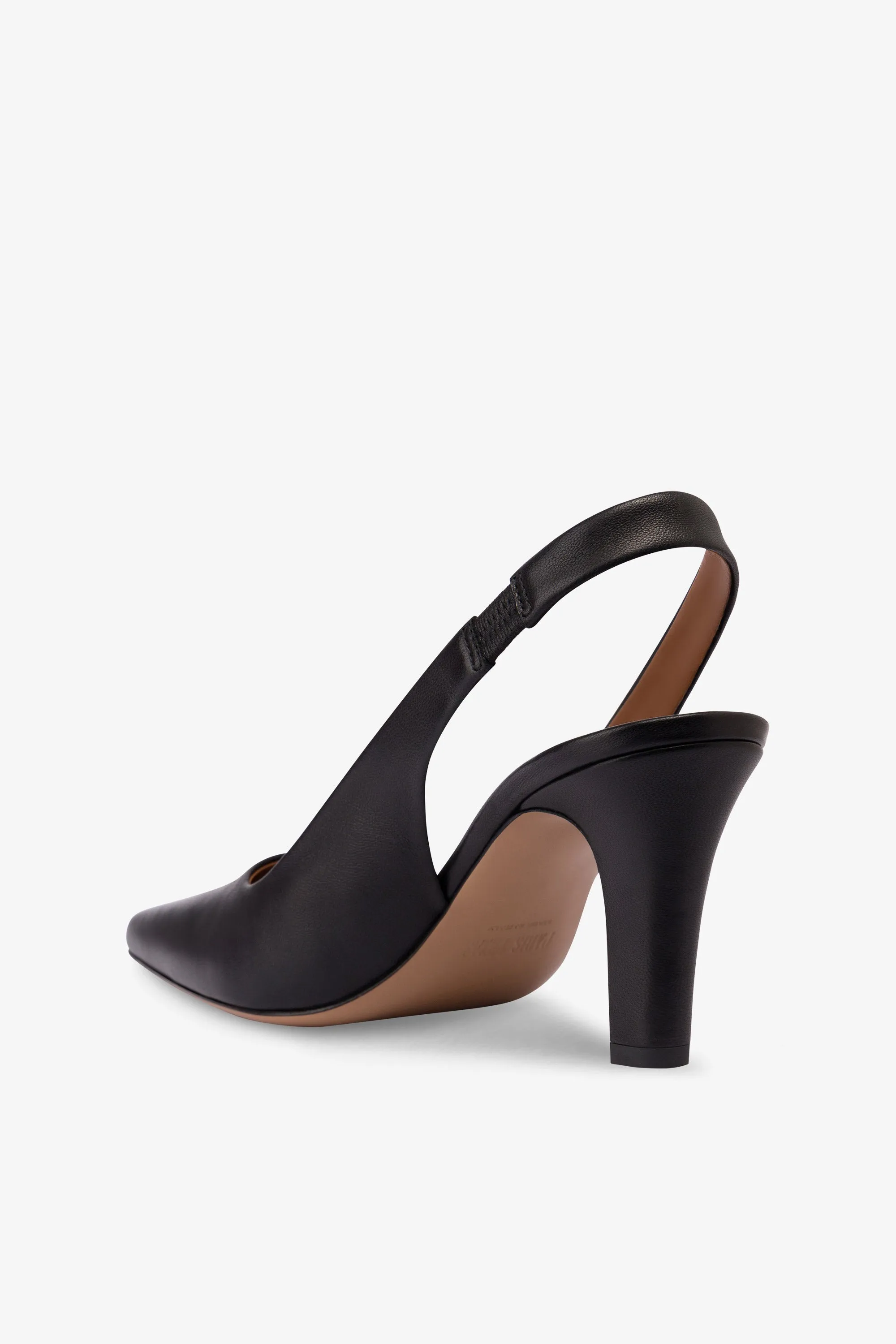 Slingbacks in black leather sold by Paris Texas product image thumbnail 5