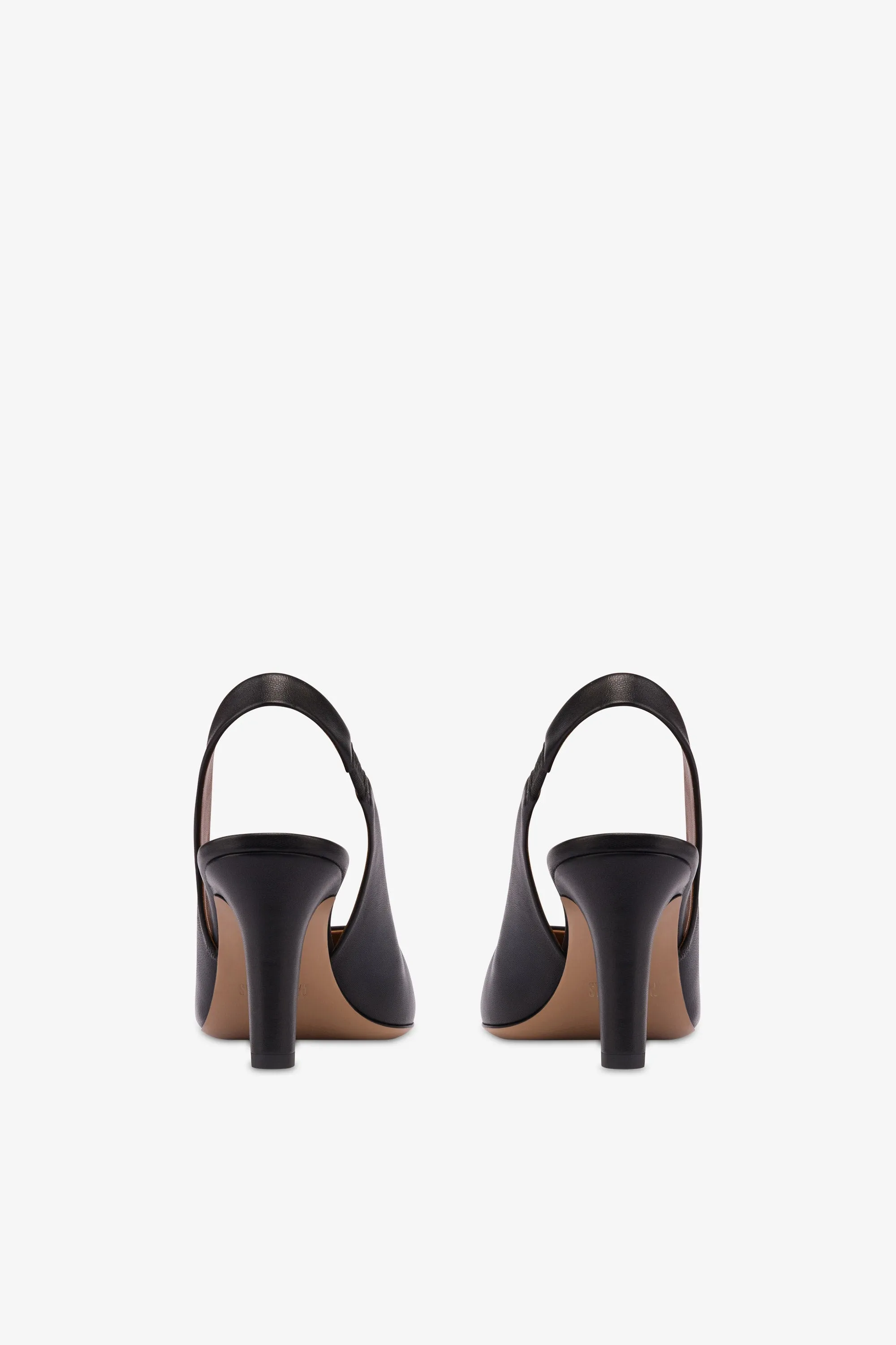 Slingbacks in black leather sold by Paris Texas product image thumbnail 4