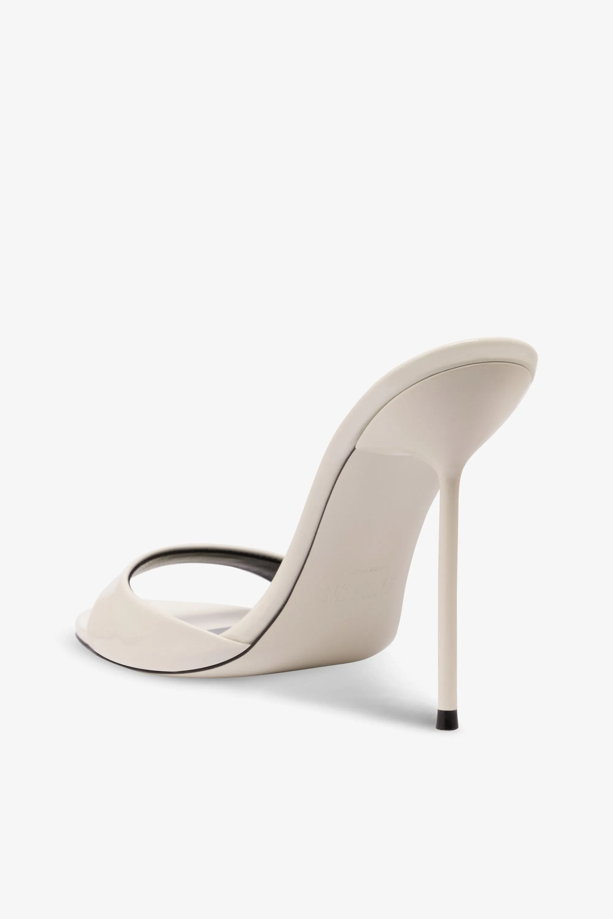 Mules in white patent leather sold by Paris Texas product image thumbnail 5