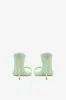 Mules in mint patent leather sold by Paris Texas