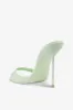Mules in mint patent leather sold by Paris Texas