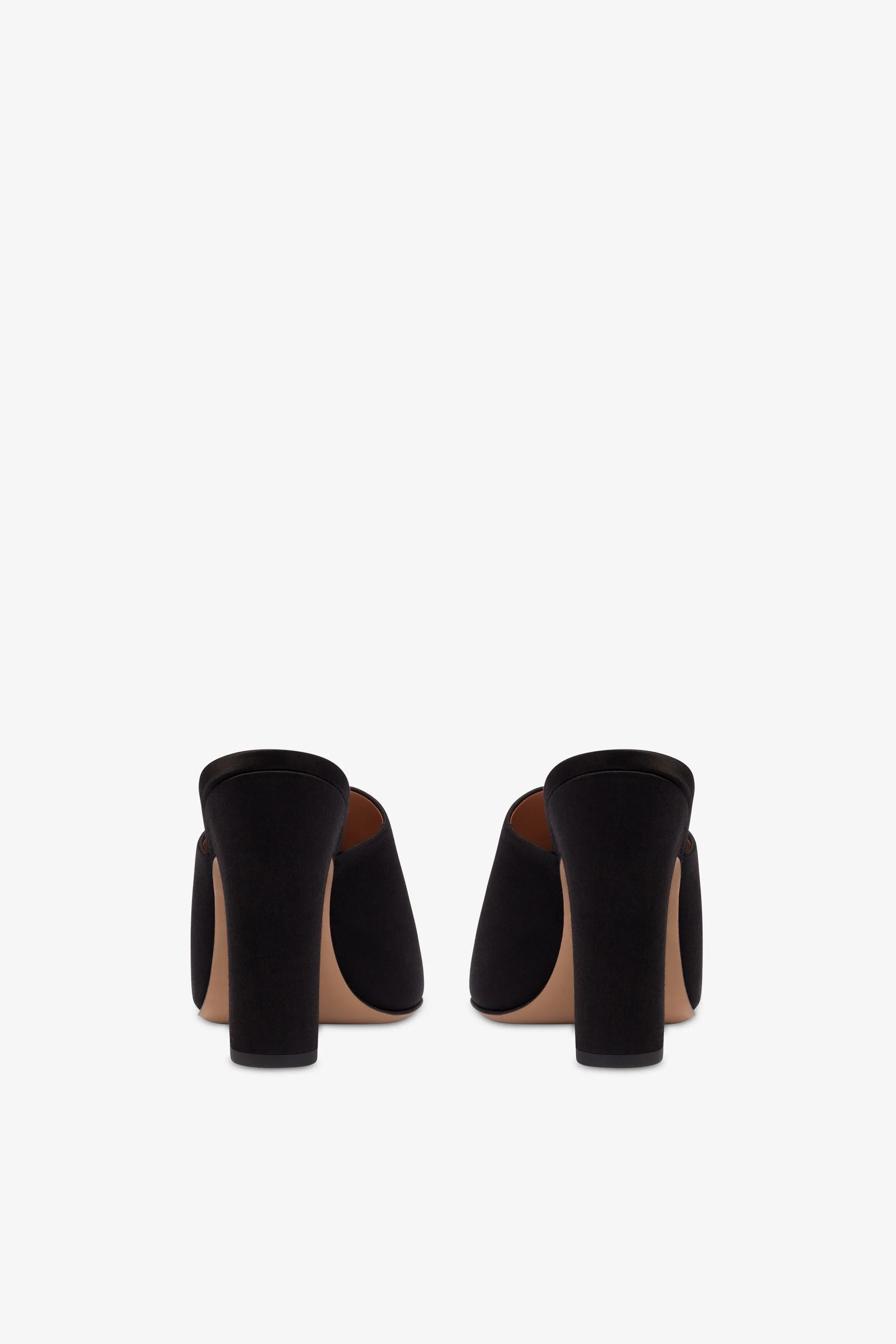 Mules in black satin sold by Paris Texas product image thumbnail 4