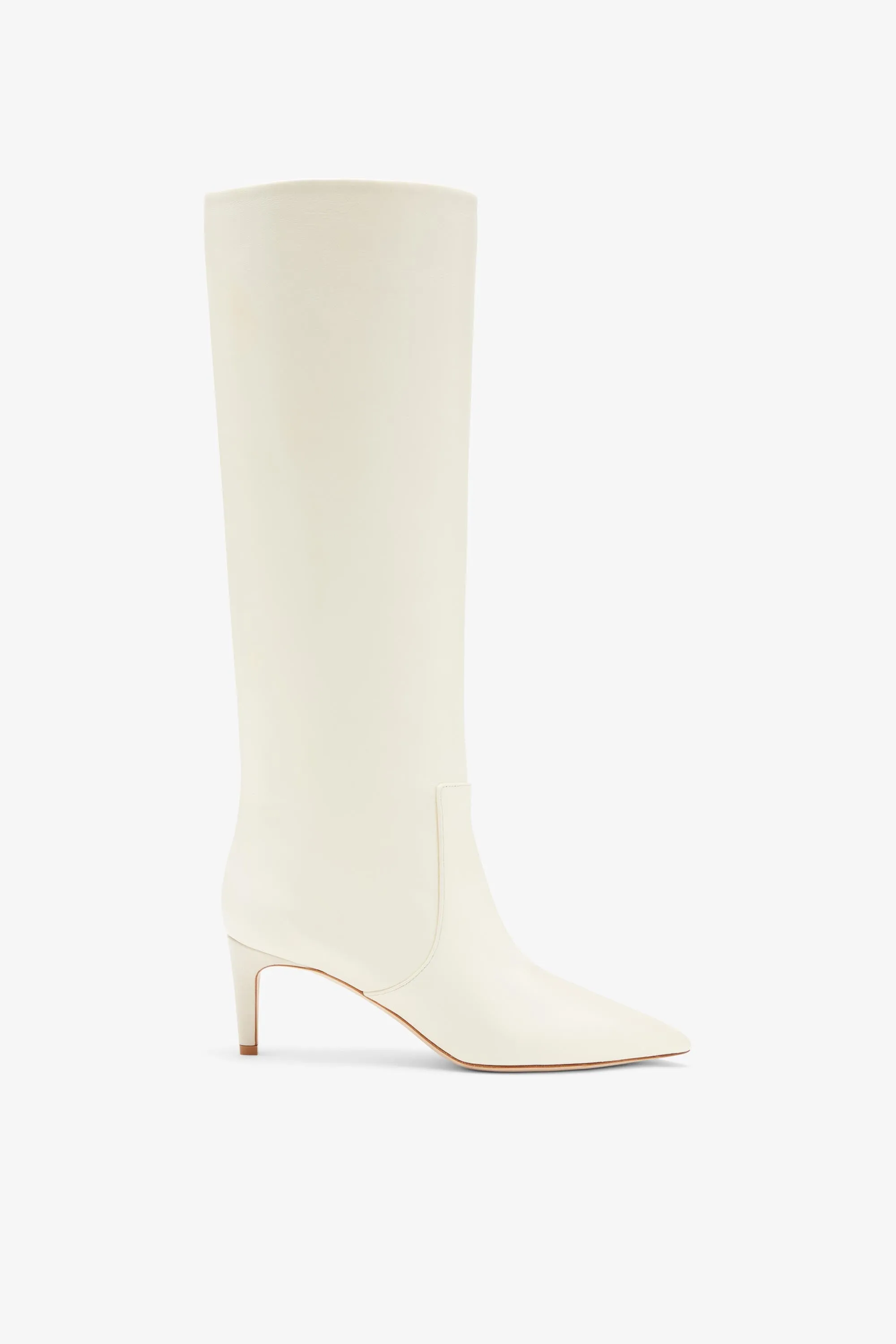 Vanilla nappa leather heel 60 boots sold by Paris Texas