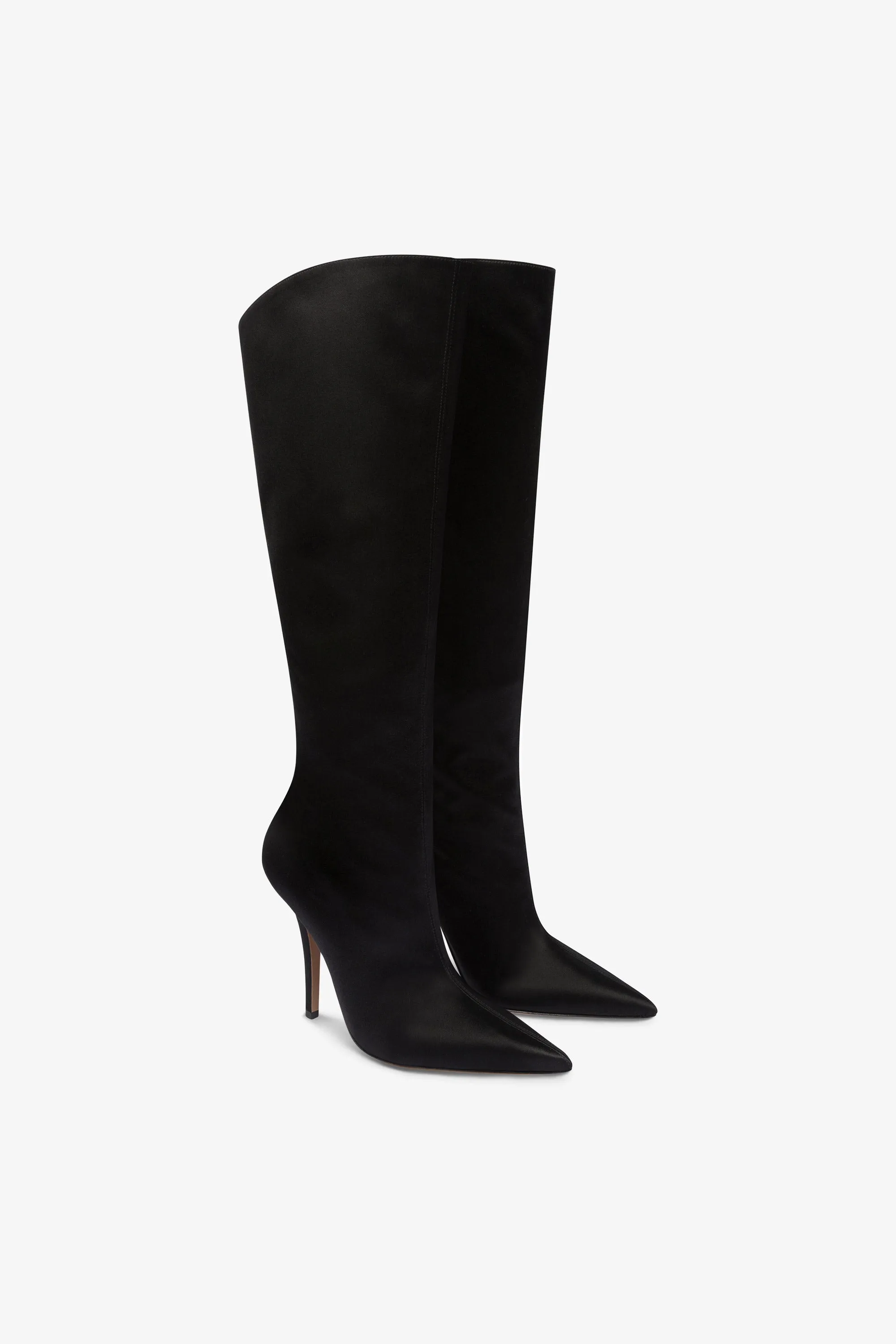 Boots in black satin sold by Paris Texas product image thumbnail 2