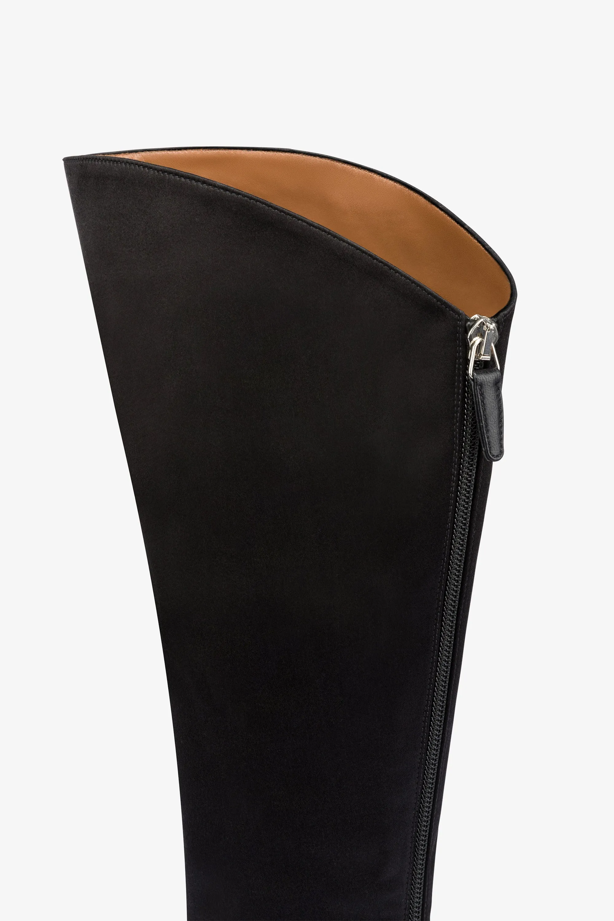 Boots in black satin sold by Paris Texas product image thumbnail 5