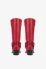 Square-toe boots in smooth fiesta leather sold by Paris Texas