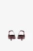 Slingback sandals in hevea maxi soft croco-embossed leather sold by Paris Texas