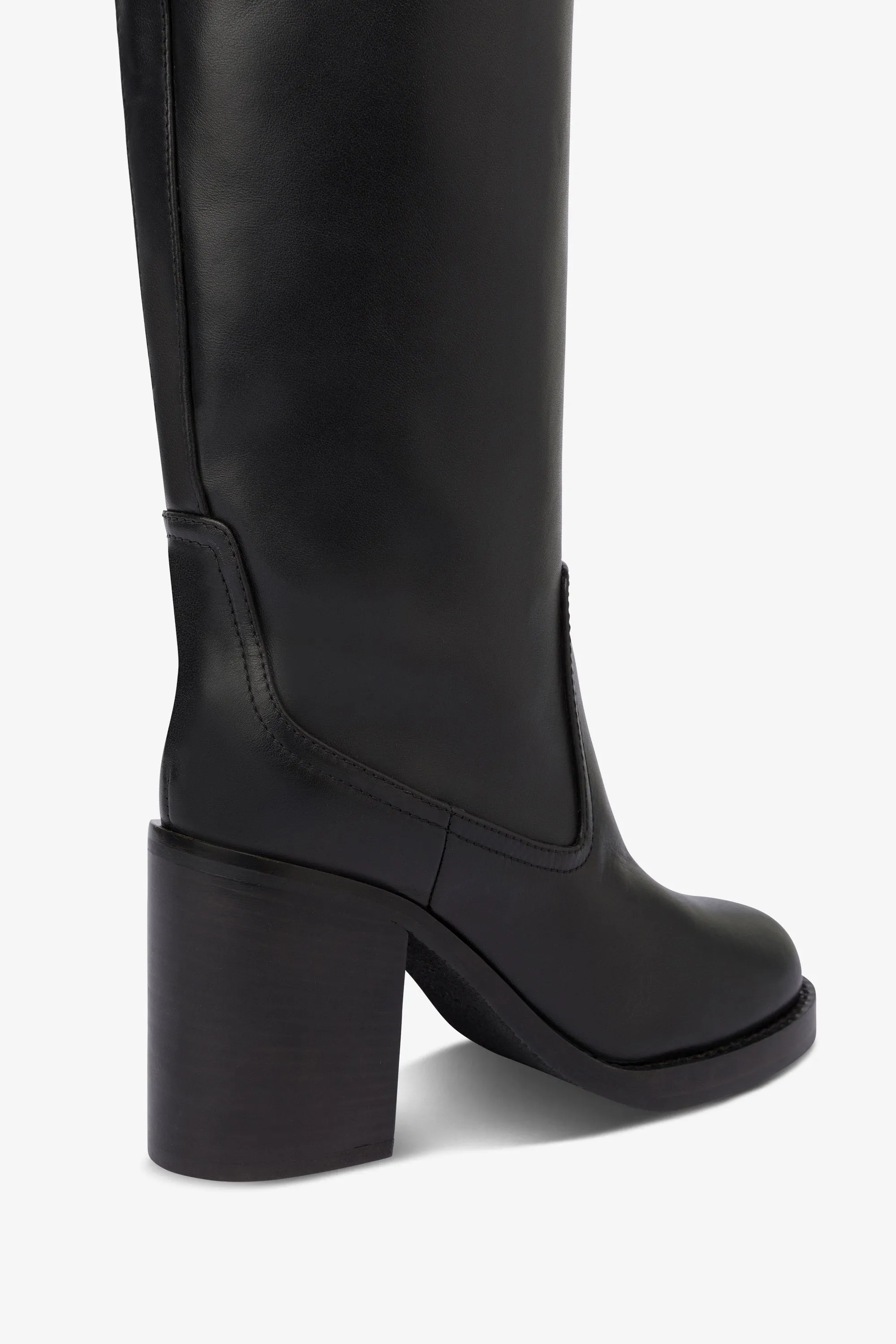 Boots in black leather sold by Paris Texas product image thumbnail 5