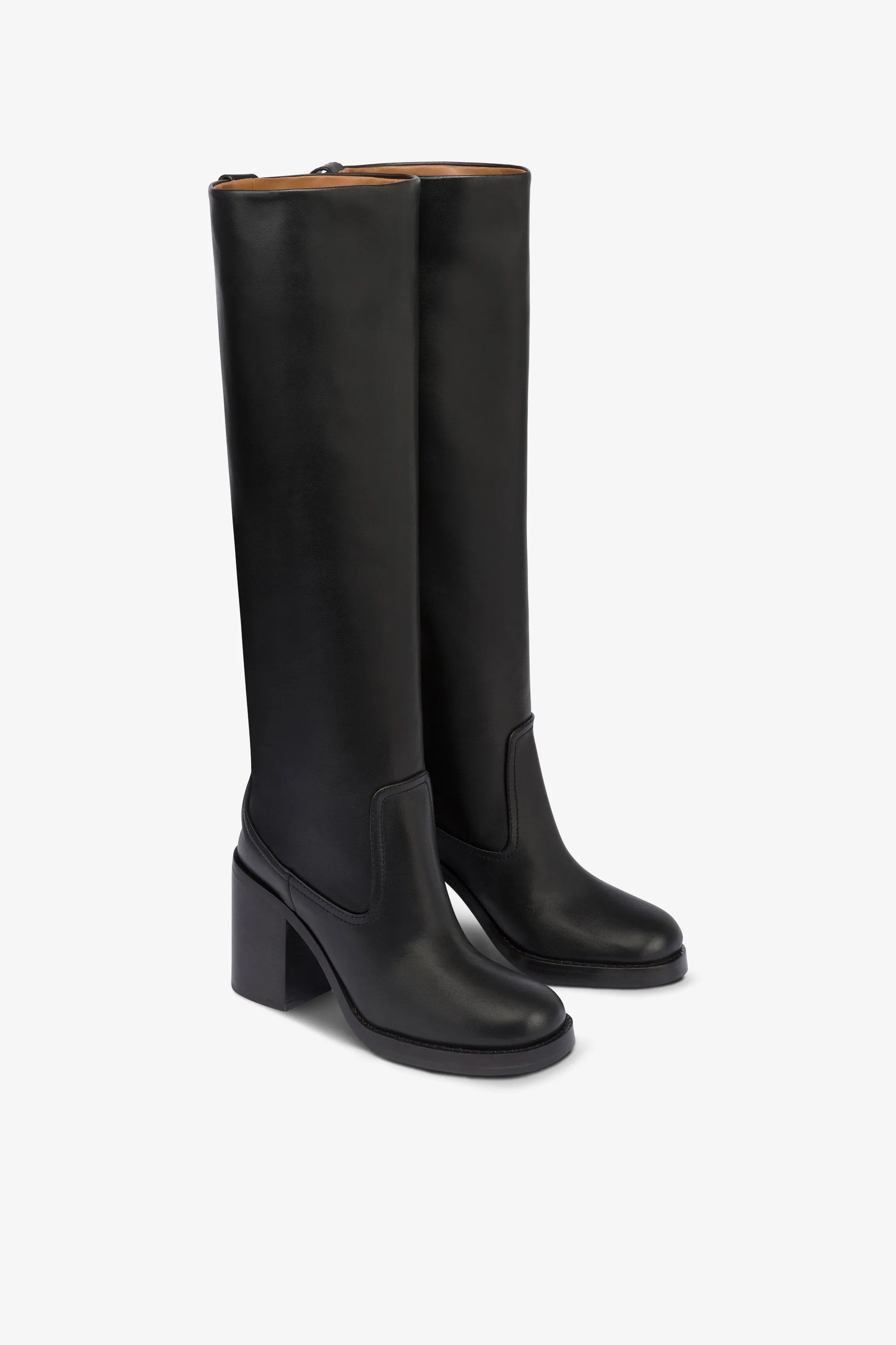 Boots in black leather sold by Paris Texas product image thumbnail 2