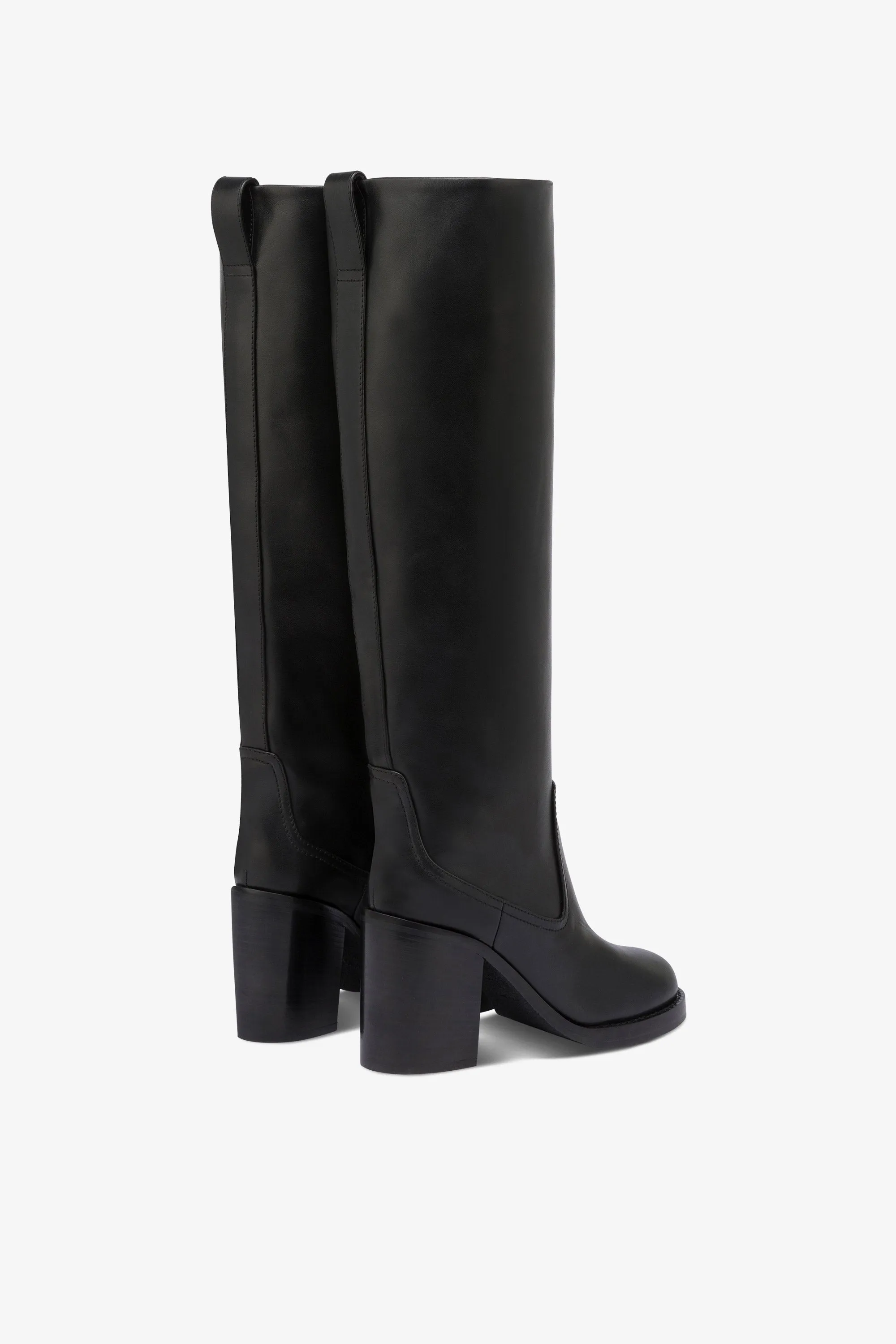 Boots in black leather sold by Paris Texas product image thumbnail 3