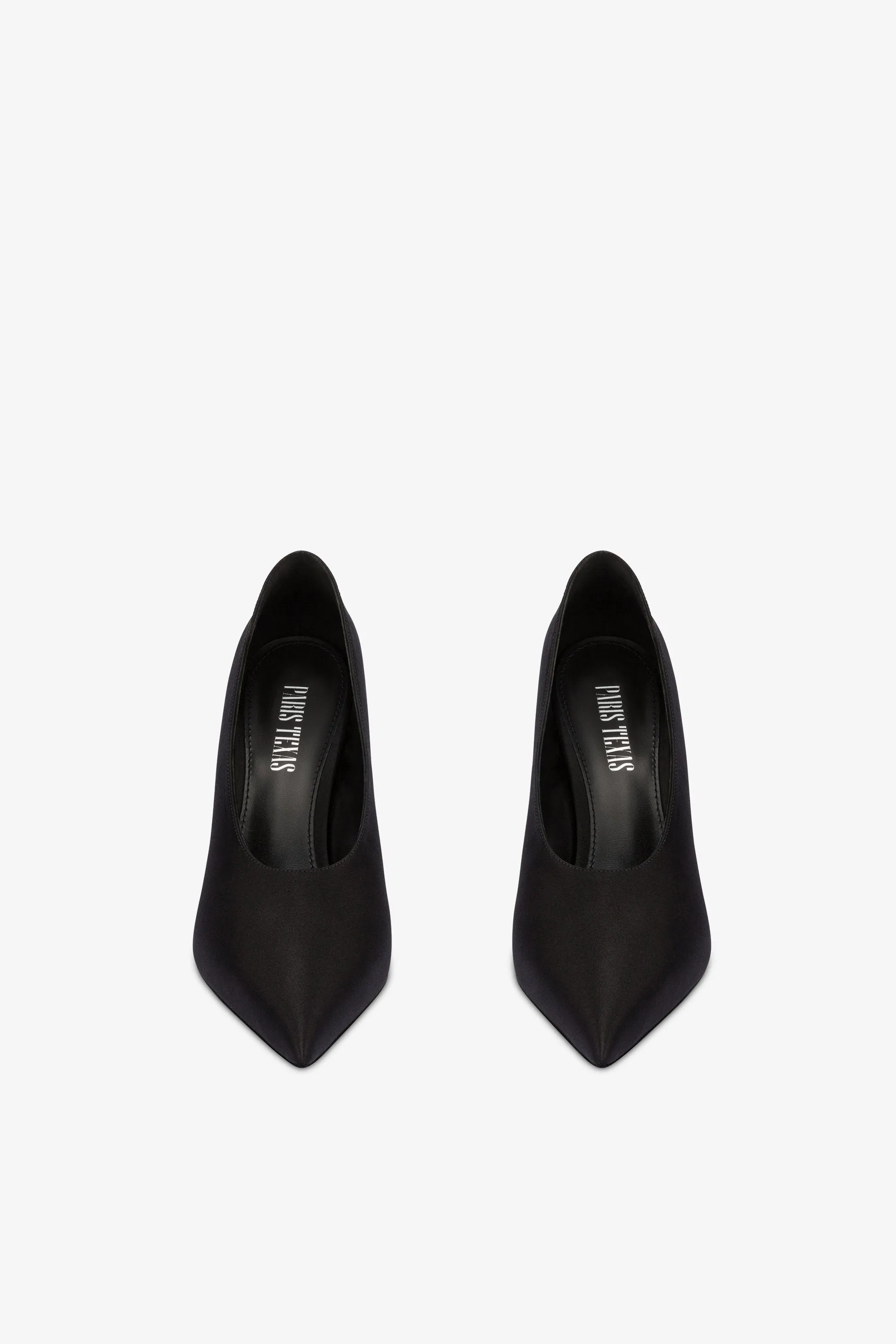 Pumps in black satin sold by Paris Texas product image thumbnail 3