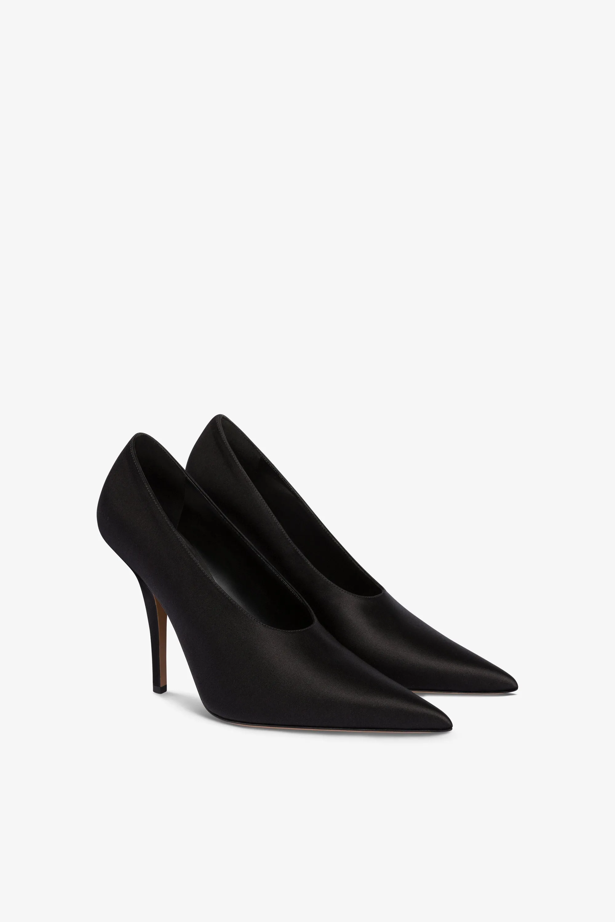 Pumps in black satin sold by Paris Texas product image thumbnail 2
