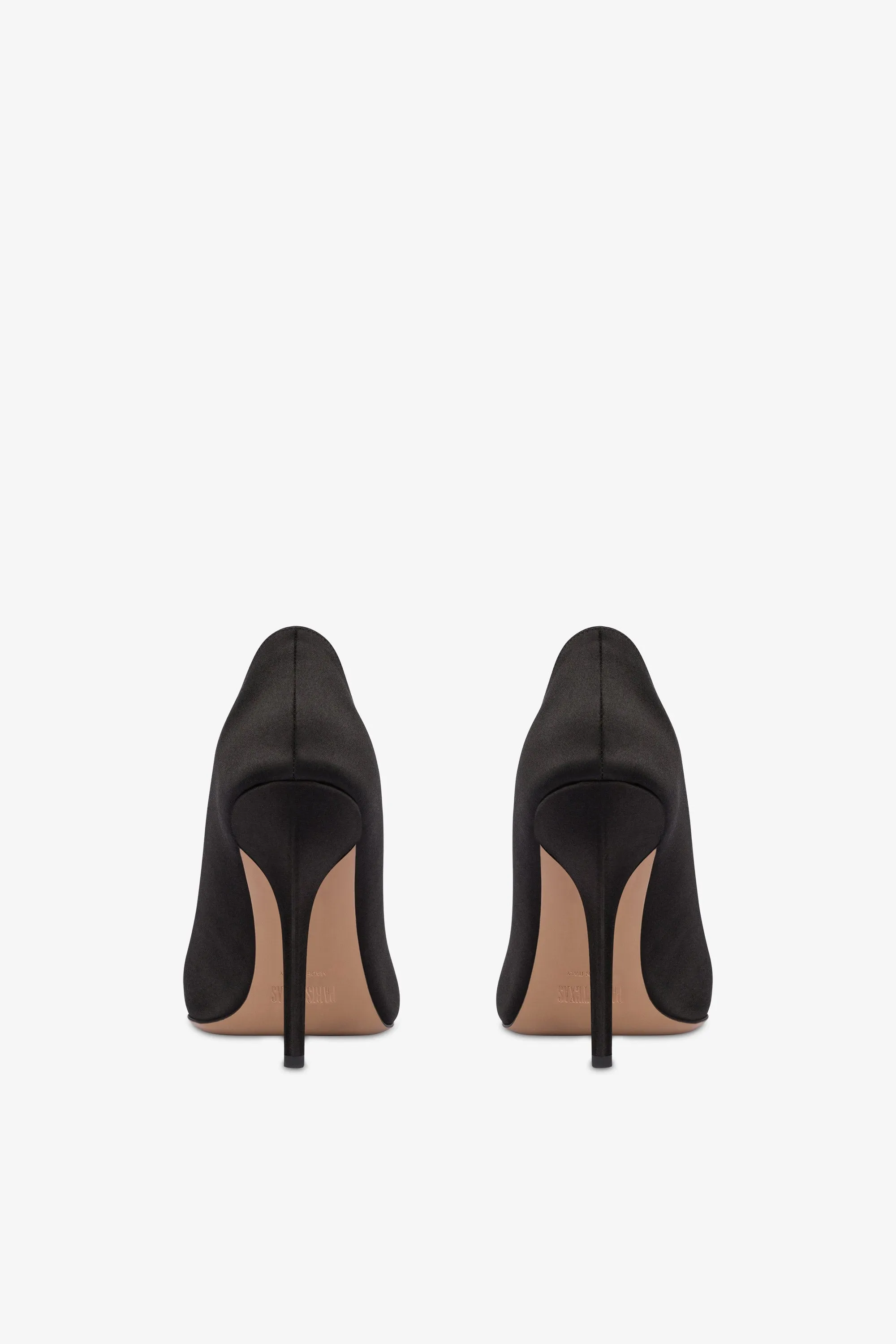 Pumps in black satin sold by Paris Texas product image thumbnail 4