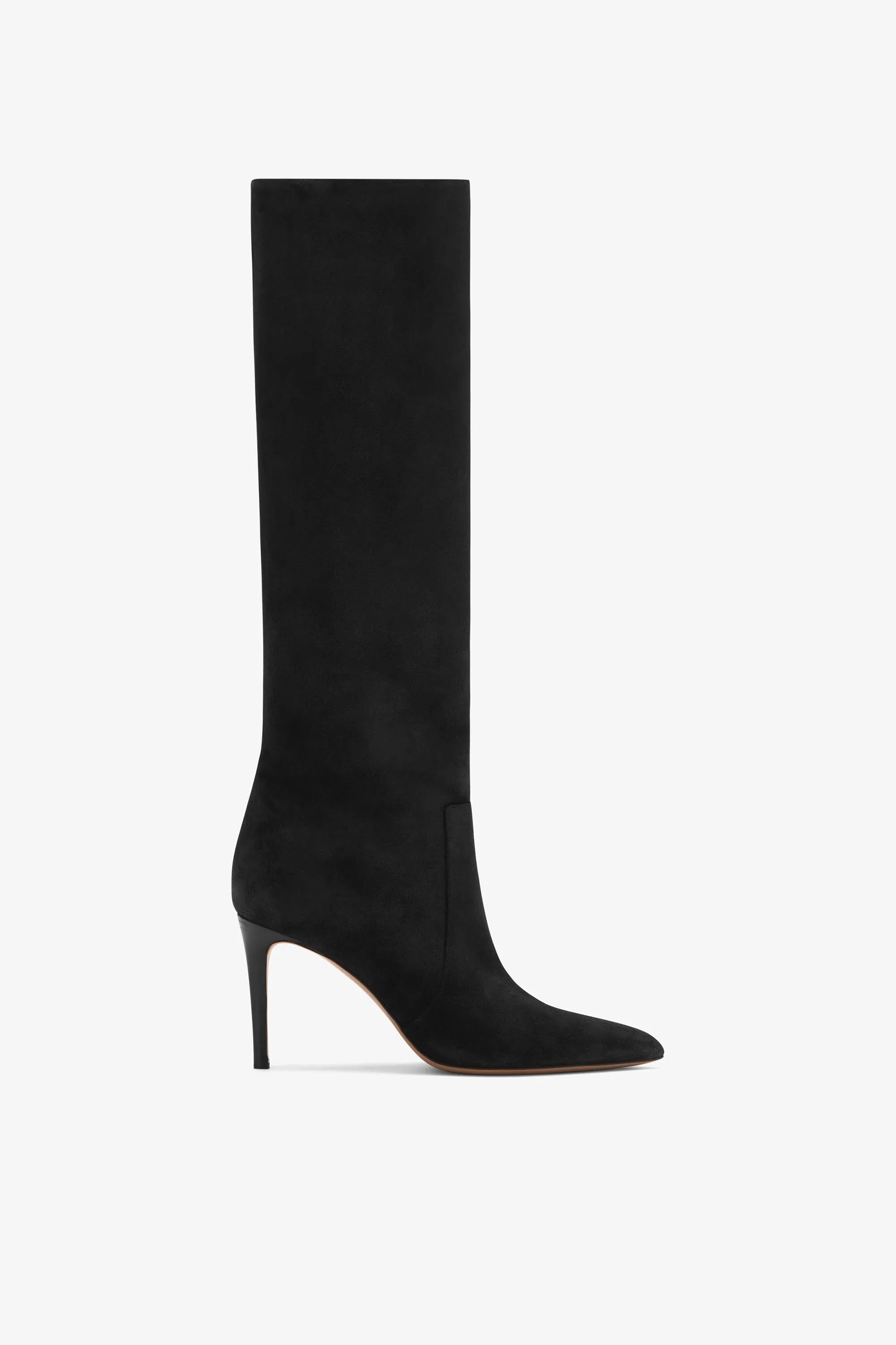 Black suede boot sold by Paris Texas