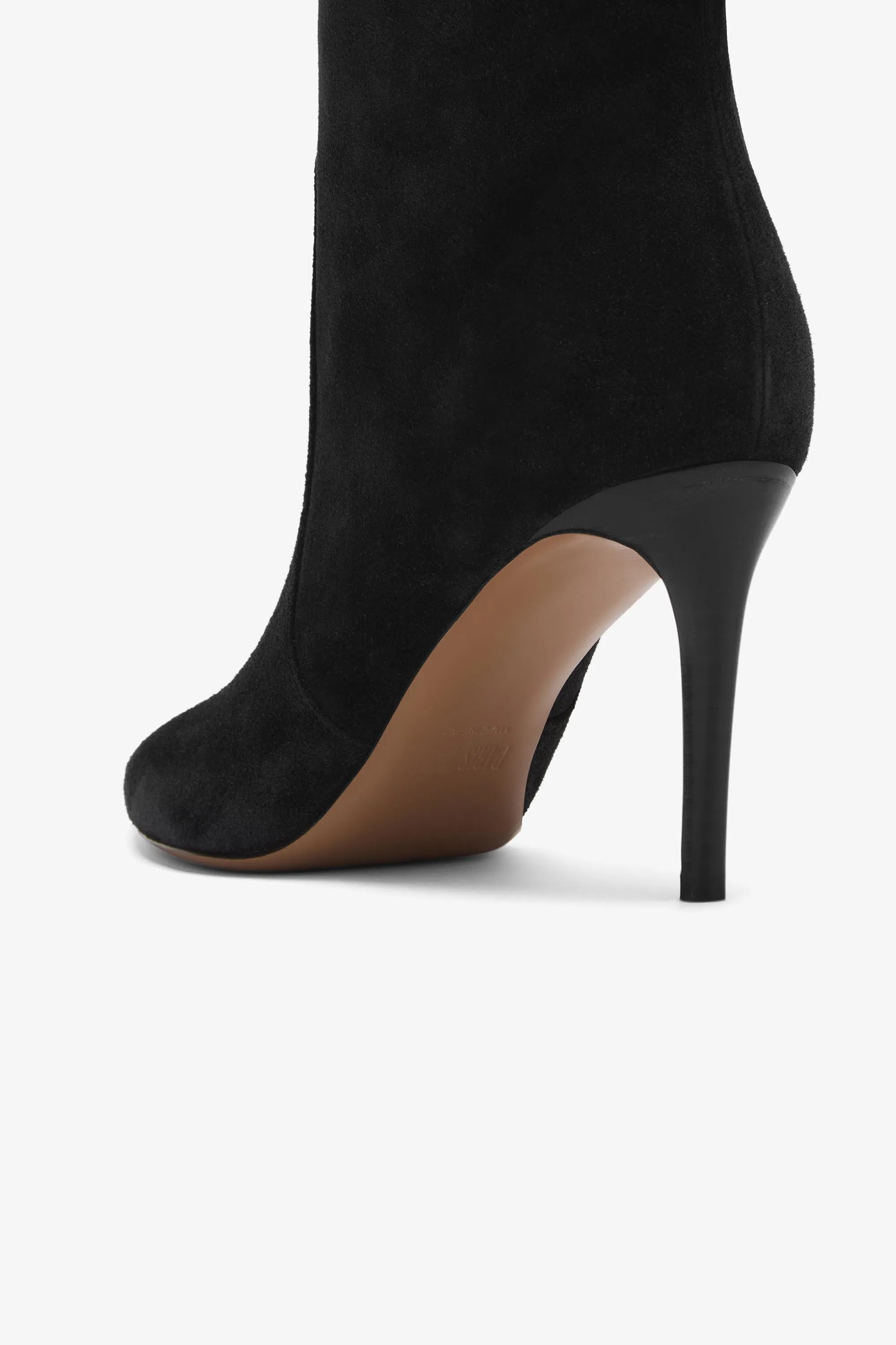 Black suede boot sold by Paris Texas product image thumbnail 5