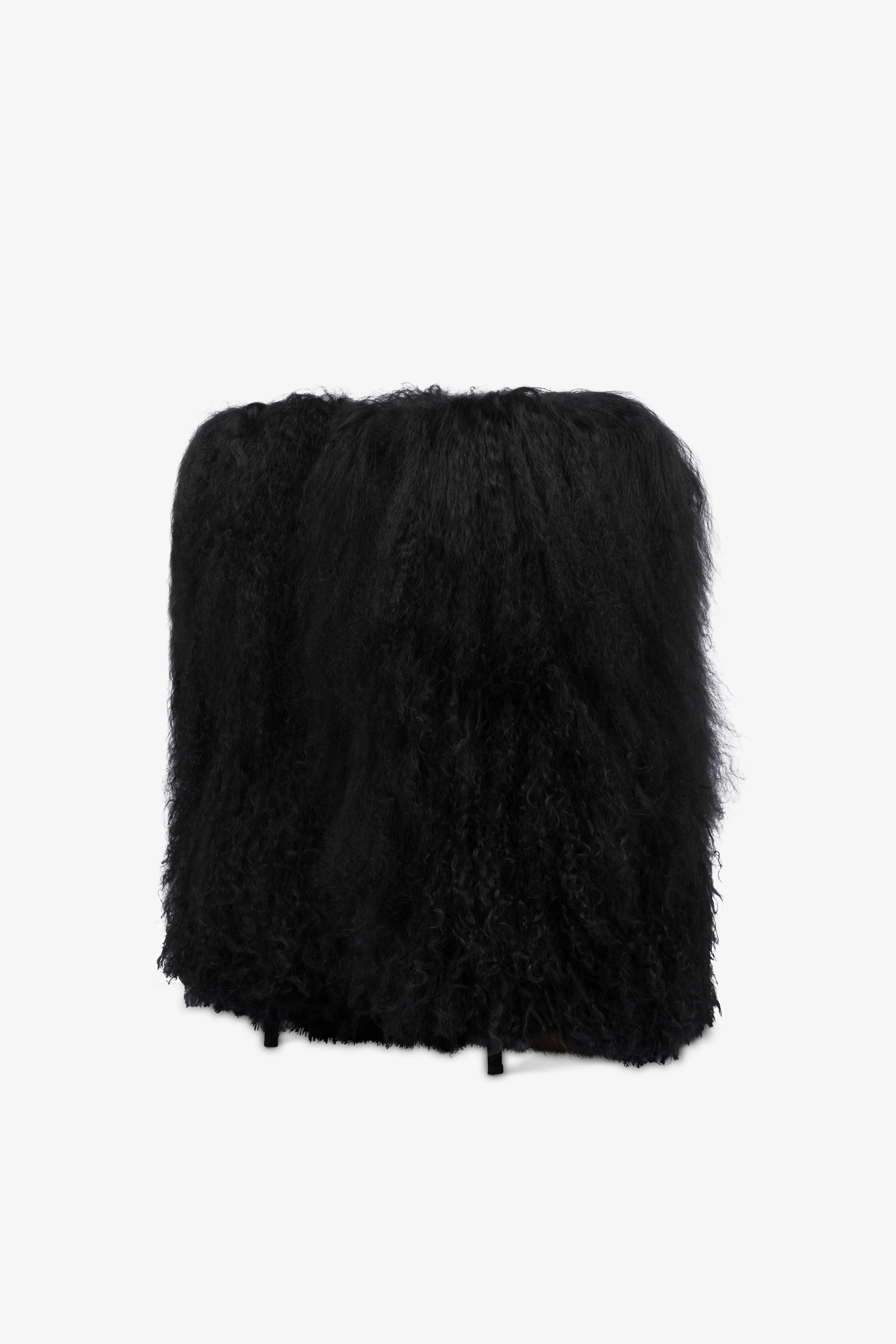 Boots in suede and off-black mongolian fur sold by Paris Texas product image thumbnail 3