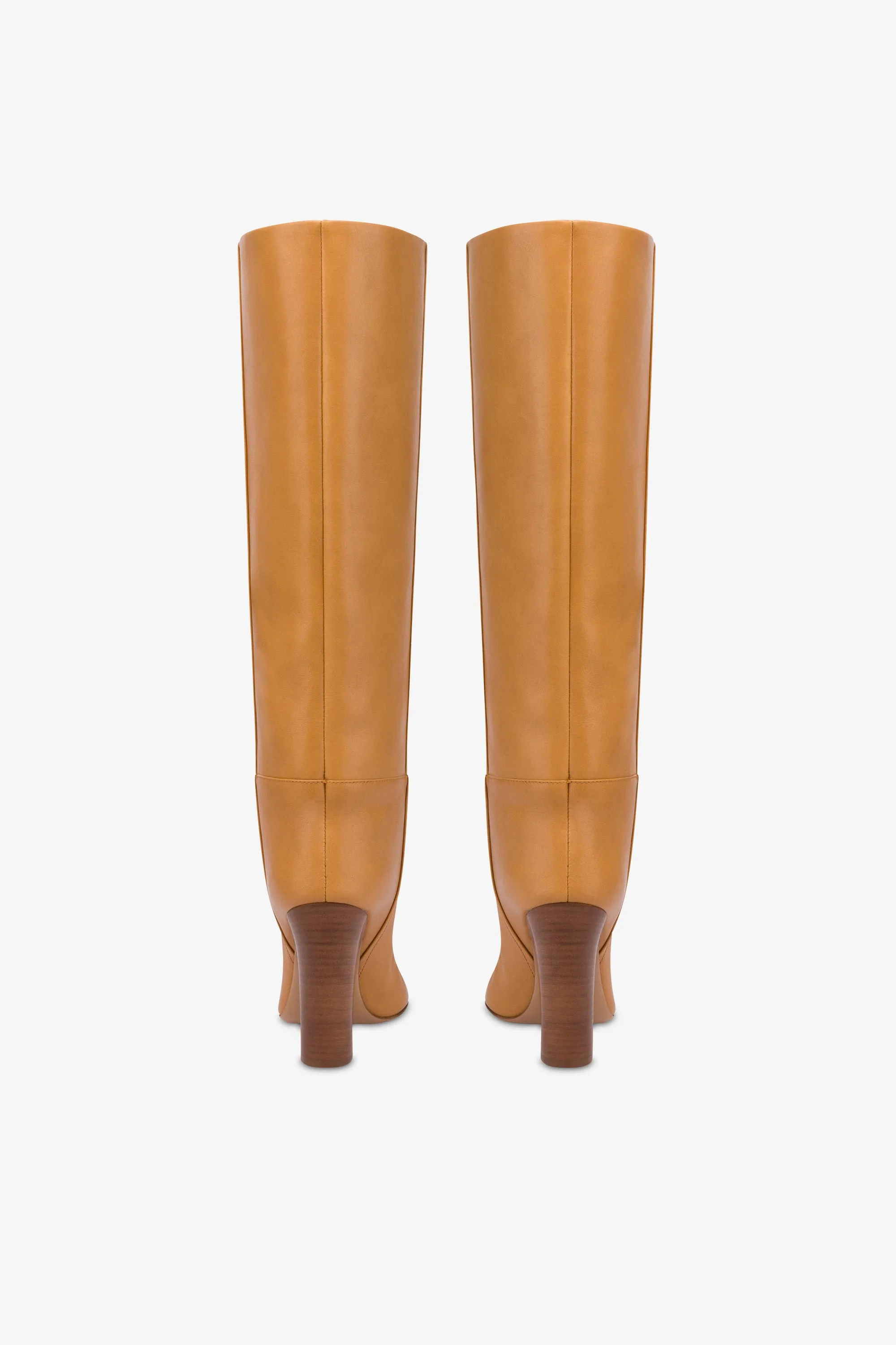 Boots in natural-colored leather sold by Paris Texas product image thumbnail 4
