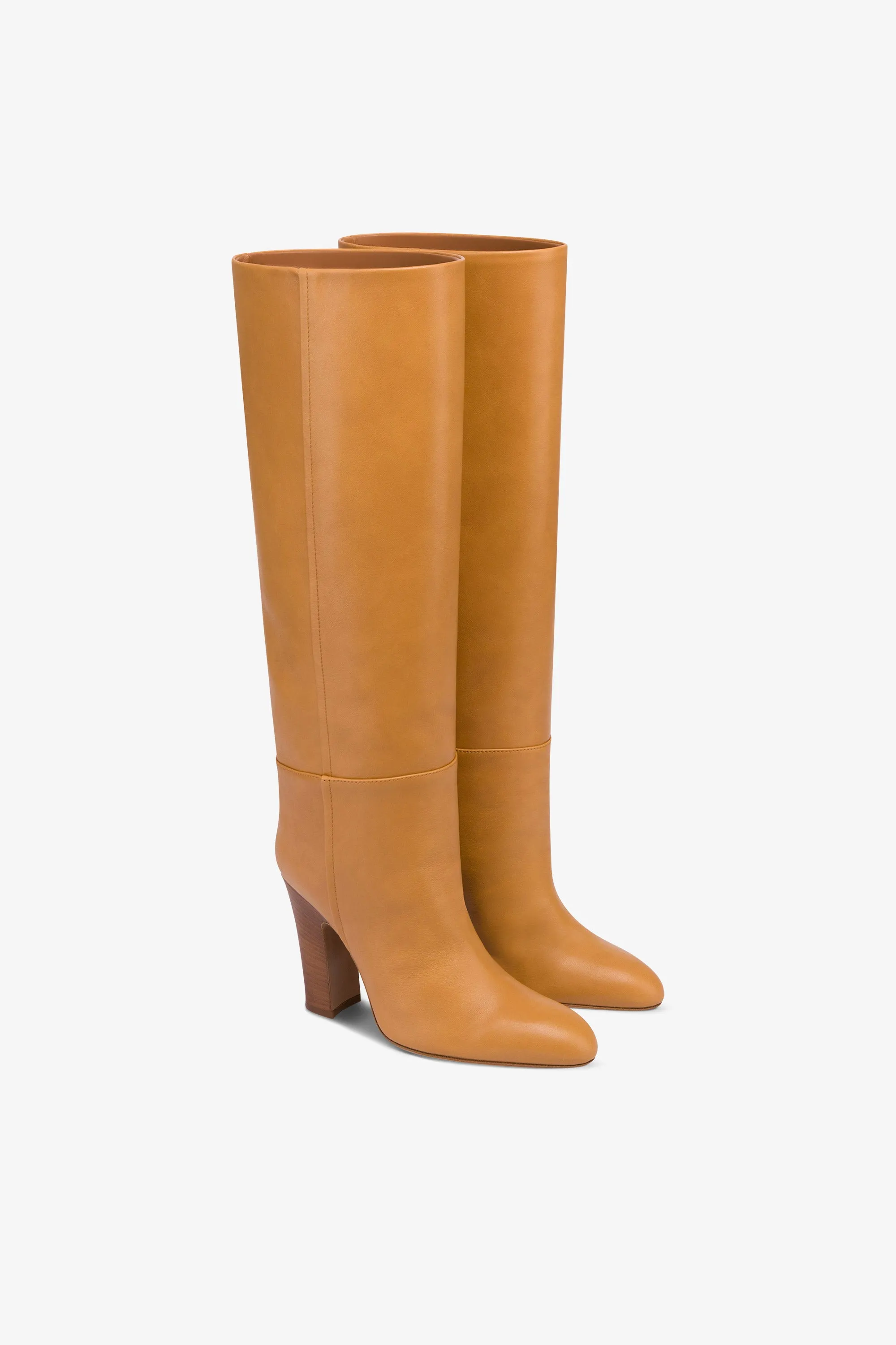 Boots in natural-colored leather sold by Paris Texas product image thumbnail 2