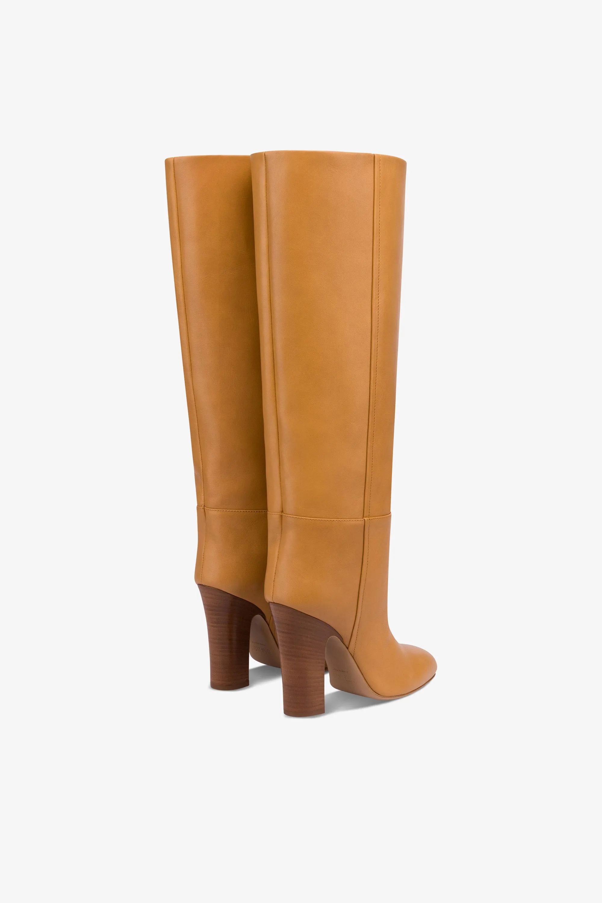 Boots in natural-colored leather sold by Paris Texas product image thumbnail 3