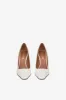 Pumps in off-white leather sold by Paris Texas