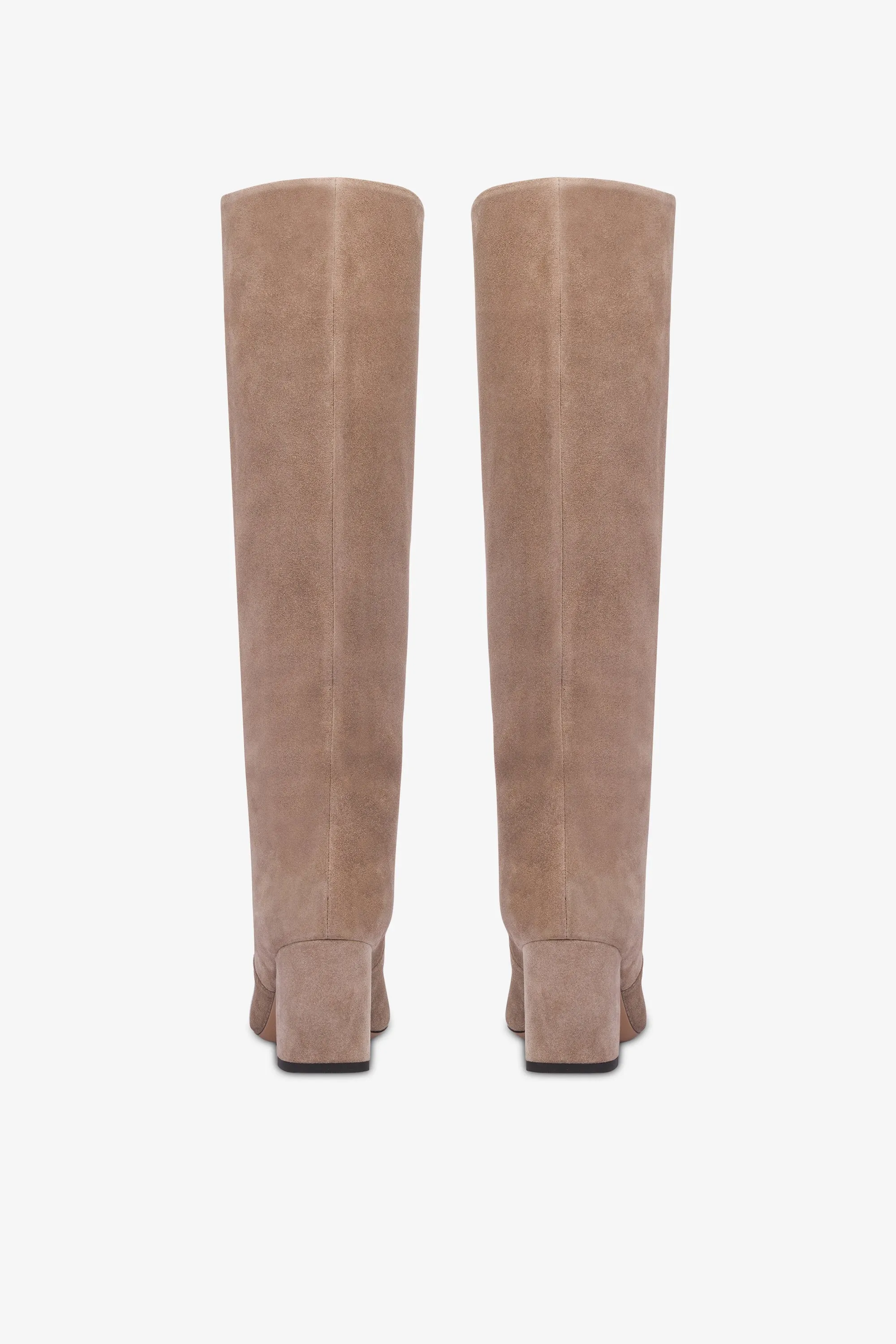 Knee-high boots in soft koala suede leather sold by Paris Texas product image thumbnail 4