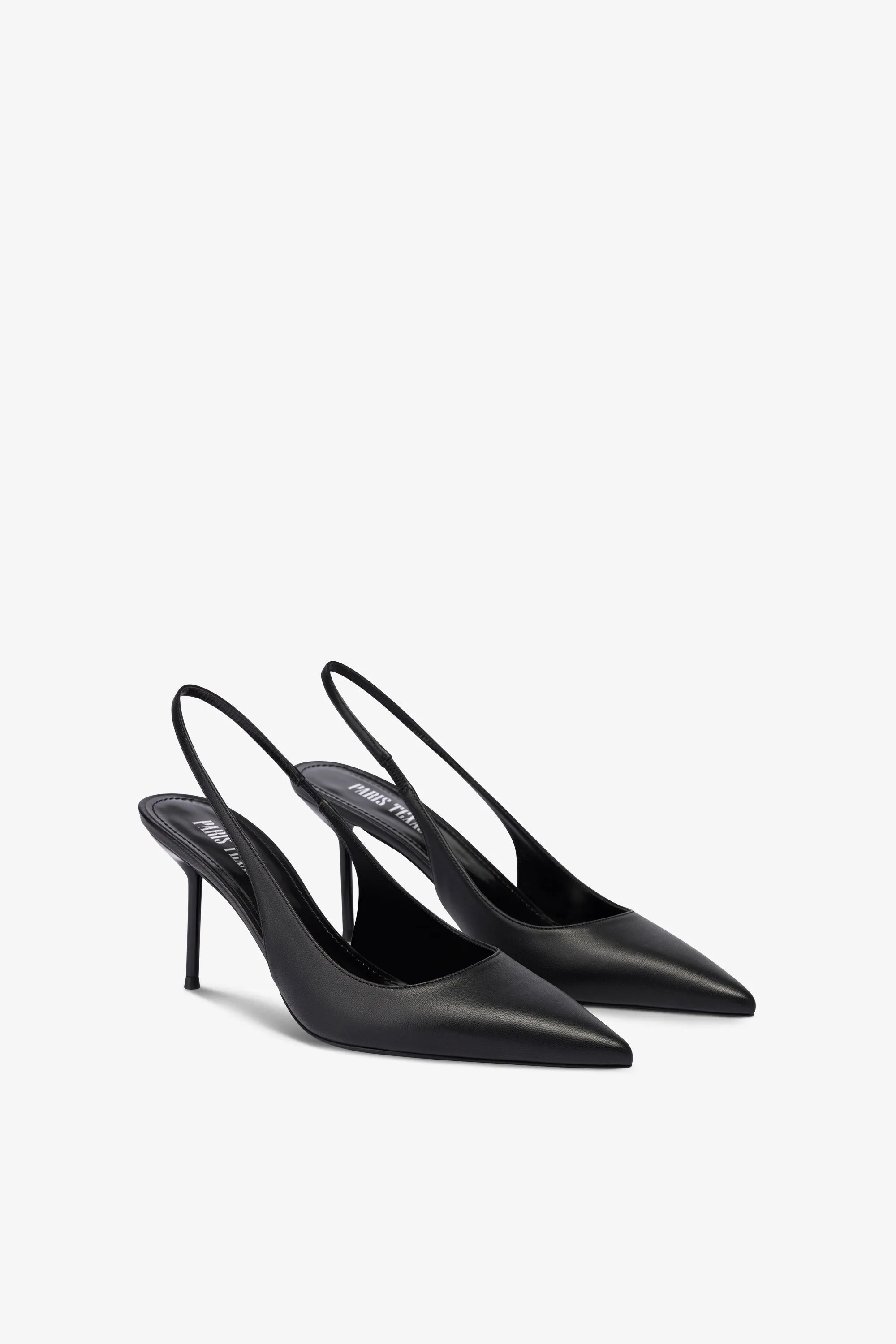 Slingbacks in black leather sold by Paris Texas product image thumbnail 2