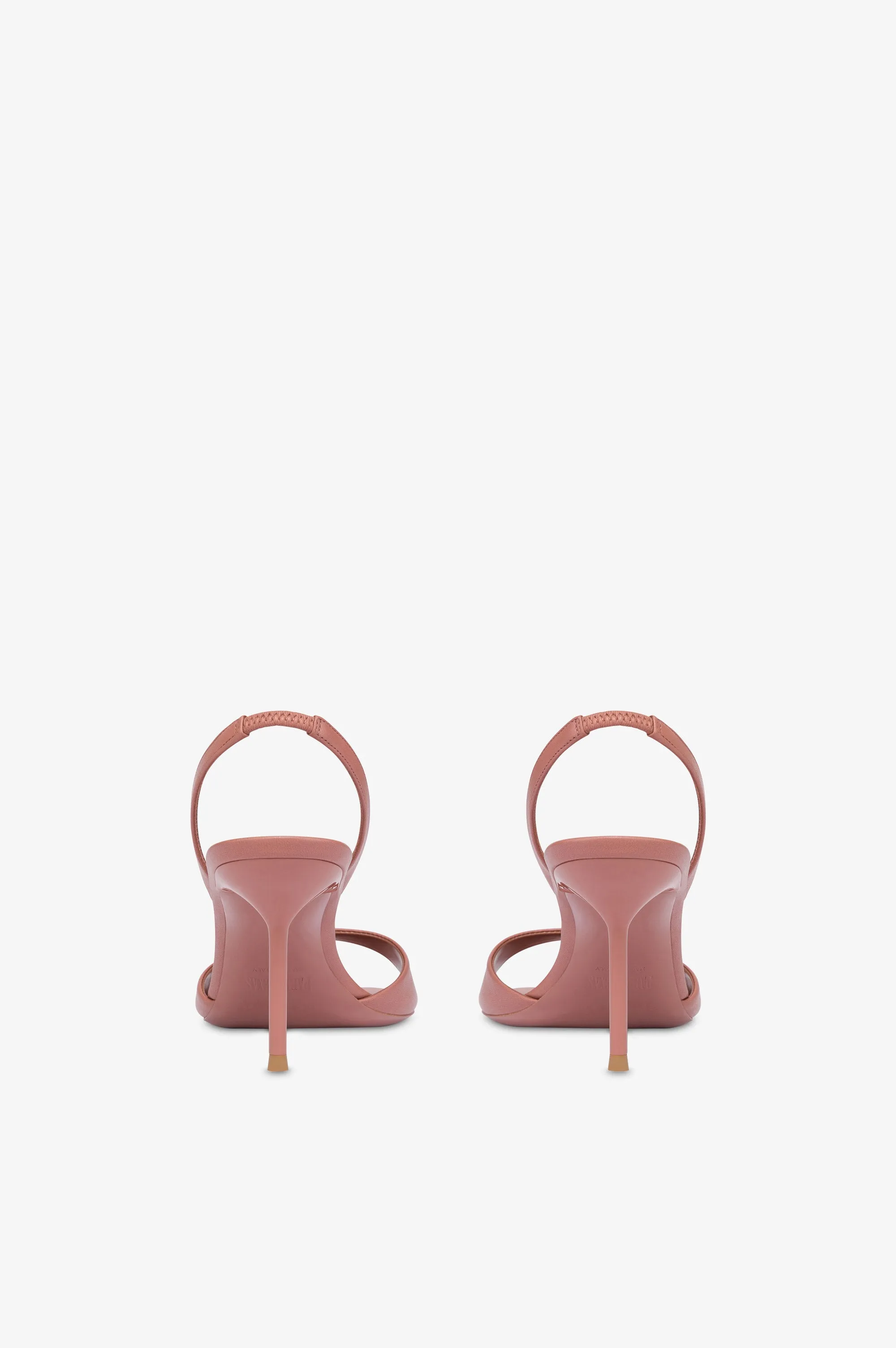 Slingback sandals in Texas rose leather sold by Paris Texas product image thumbnail 4