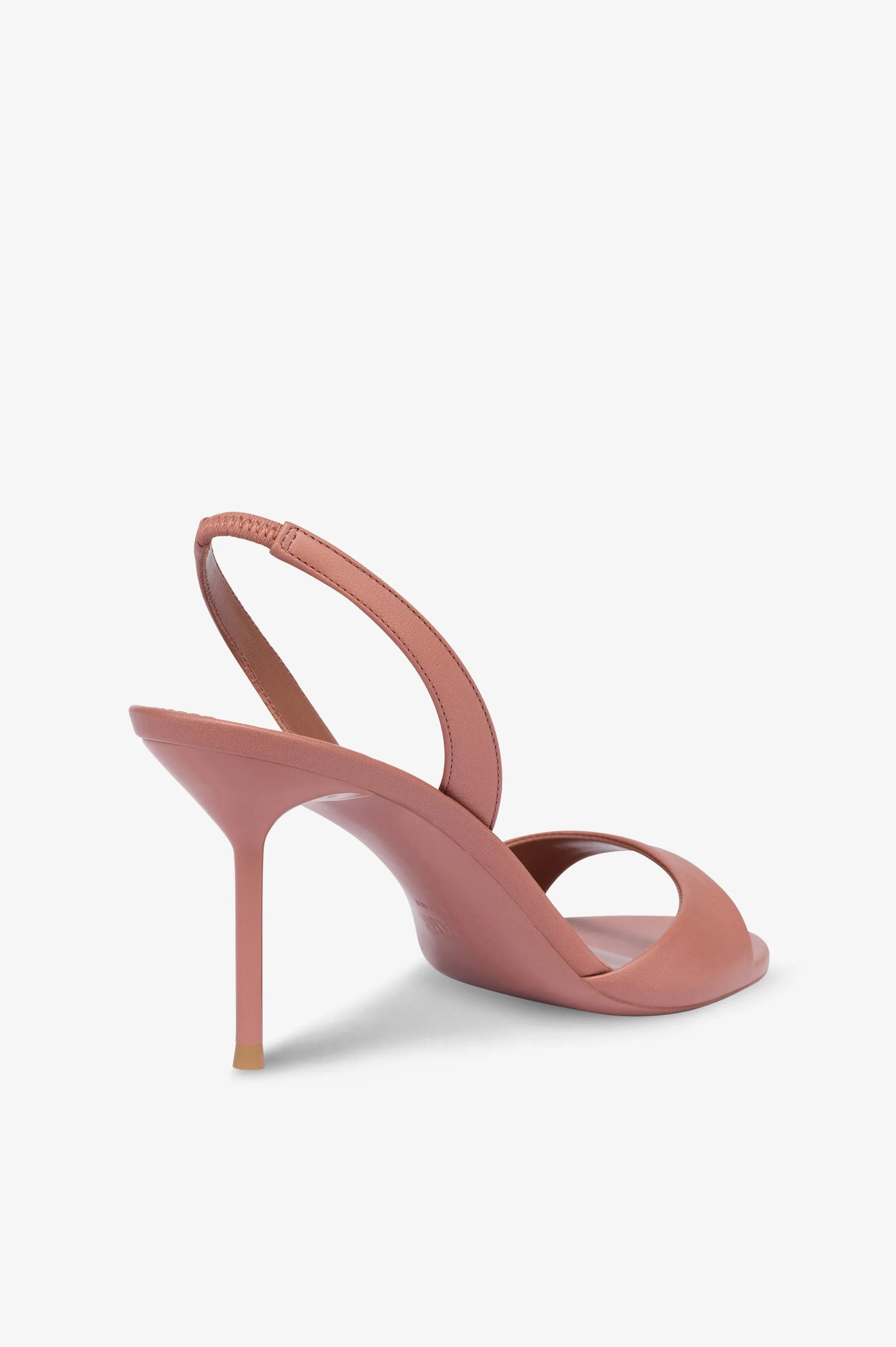 Slingback sandals in Texas rose leather sold by Paris Texas product image thumbnail 5