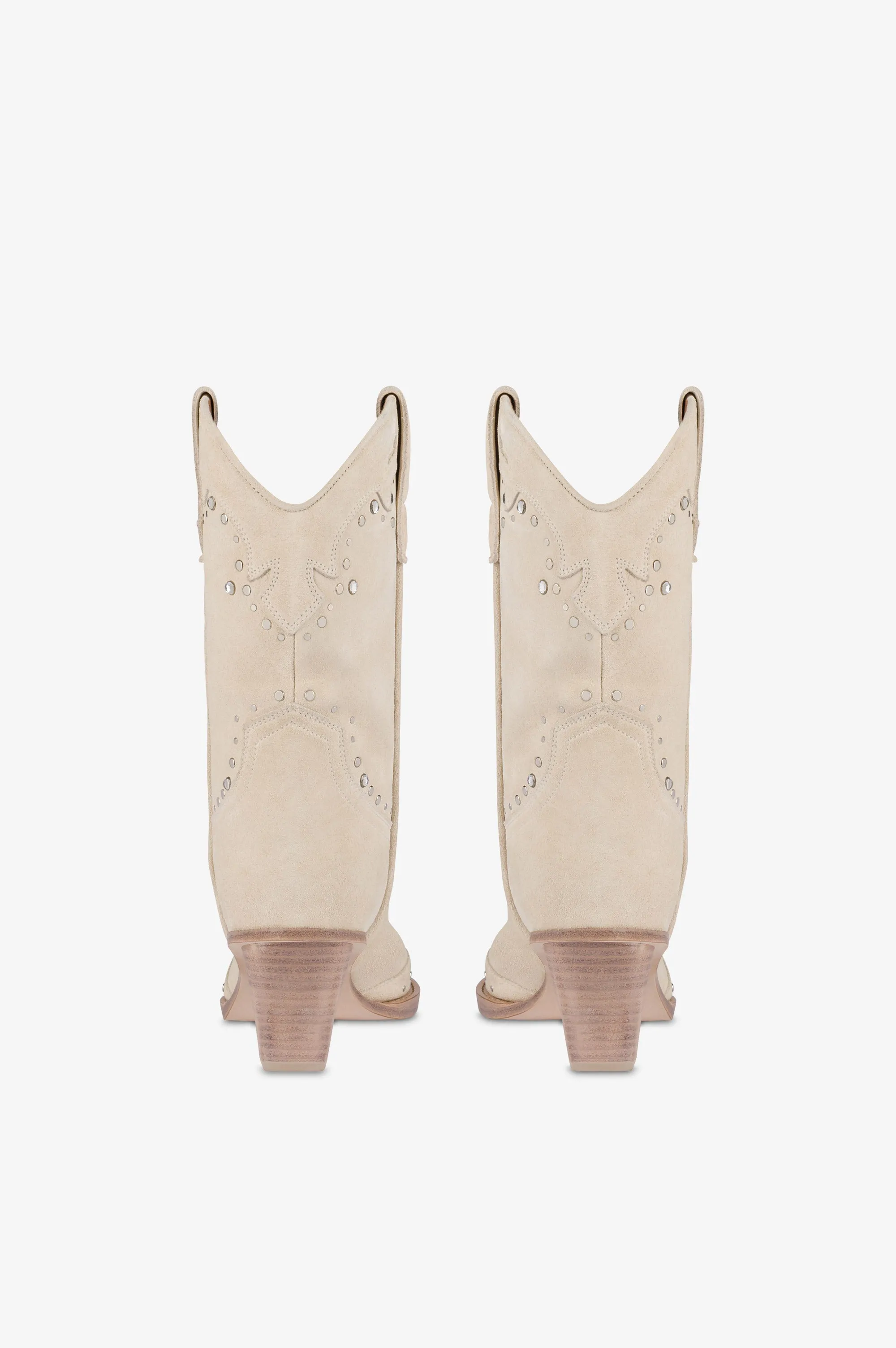 ANGORA SUEDE BOOTS WITH STUDS sold by Paris Texas product image thumbnail 4