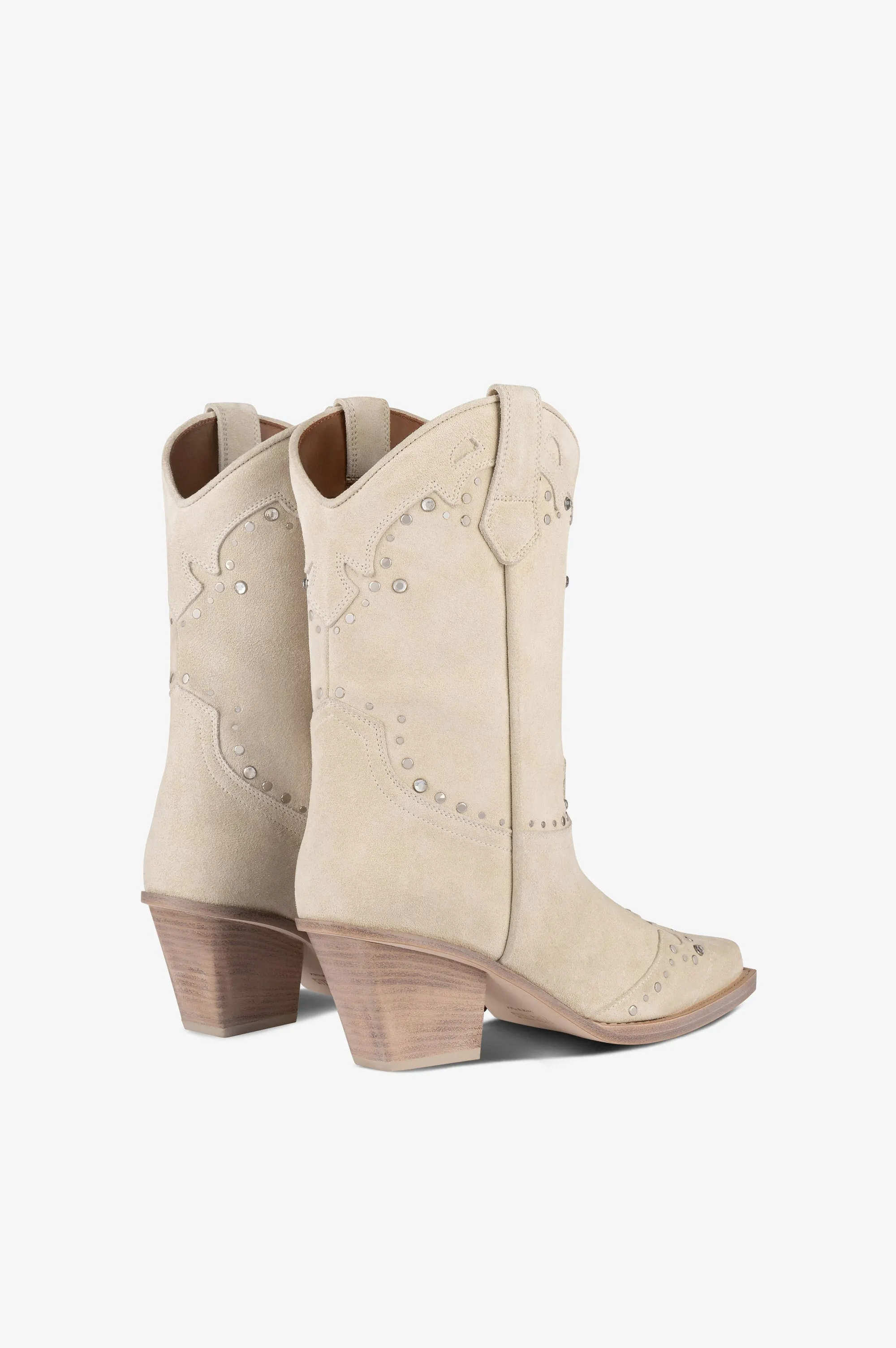 ANGORA SUEDE BOOTS WITH STUDS sold by Paris Texas product image thumbnail 3