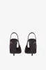 Slingbacks in ebony suede leather sold by Paris Texas