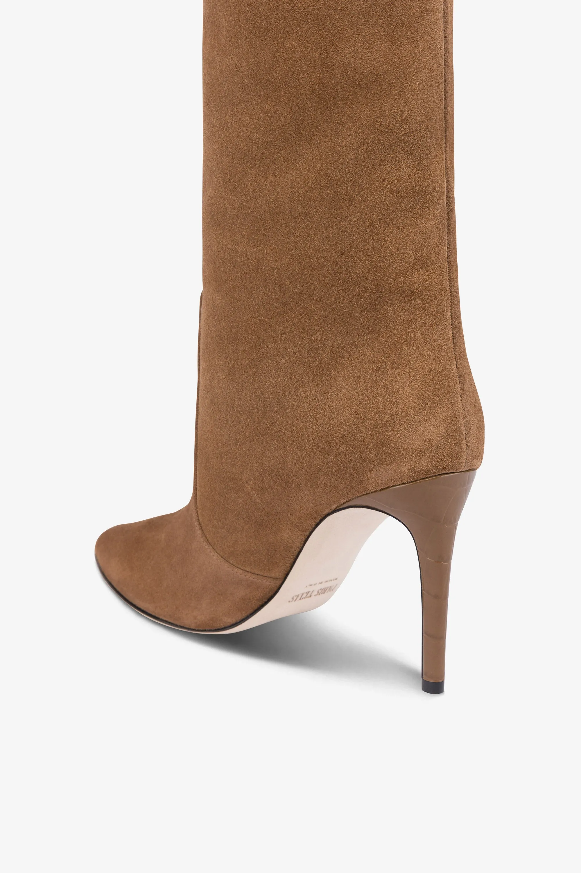 Boots in brown calf suede leather sold by Paris Texas product image thumbnail 5