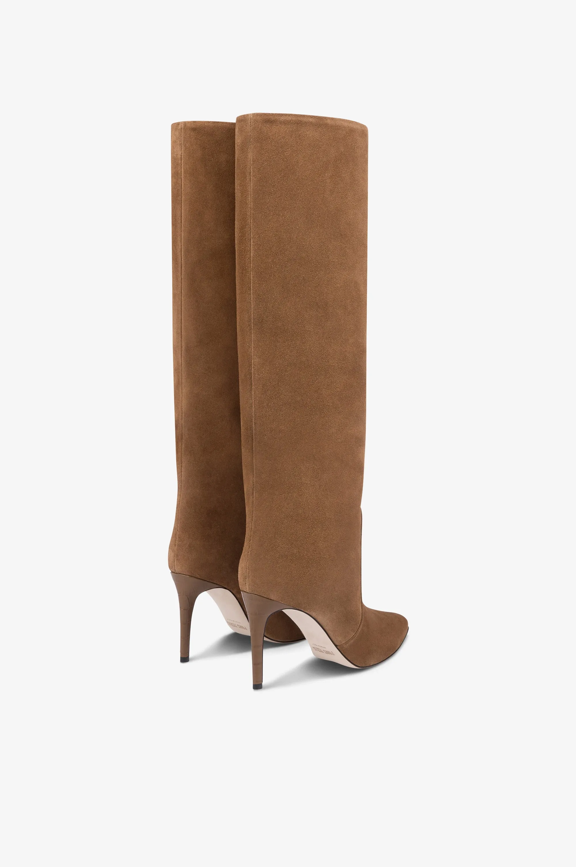 Boots in brown calf suede leather sold by Paris Texas product image thumbnail 3