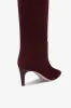 Boots in mahogany calf suede leather sold by Paris Texas